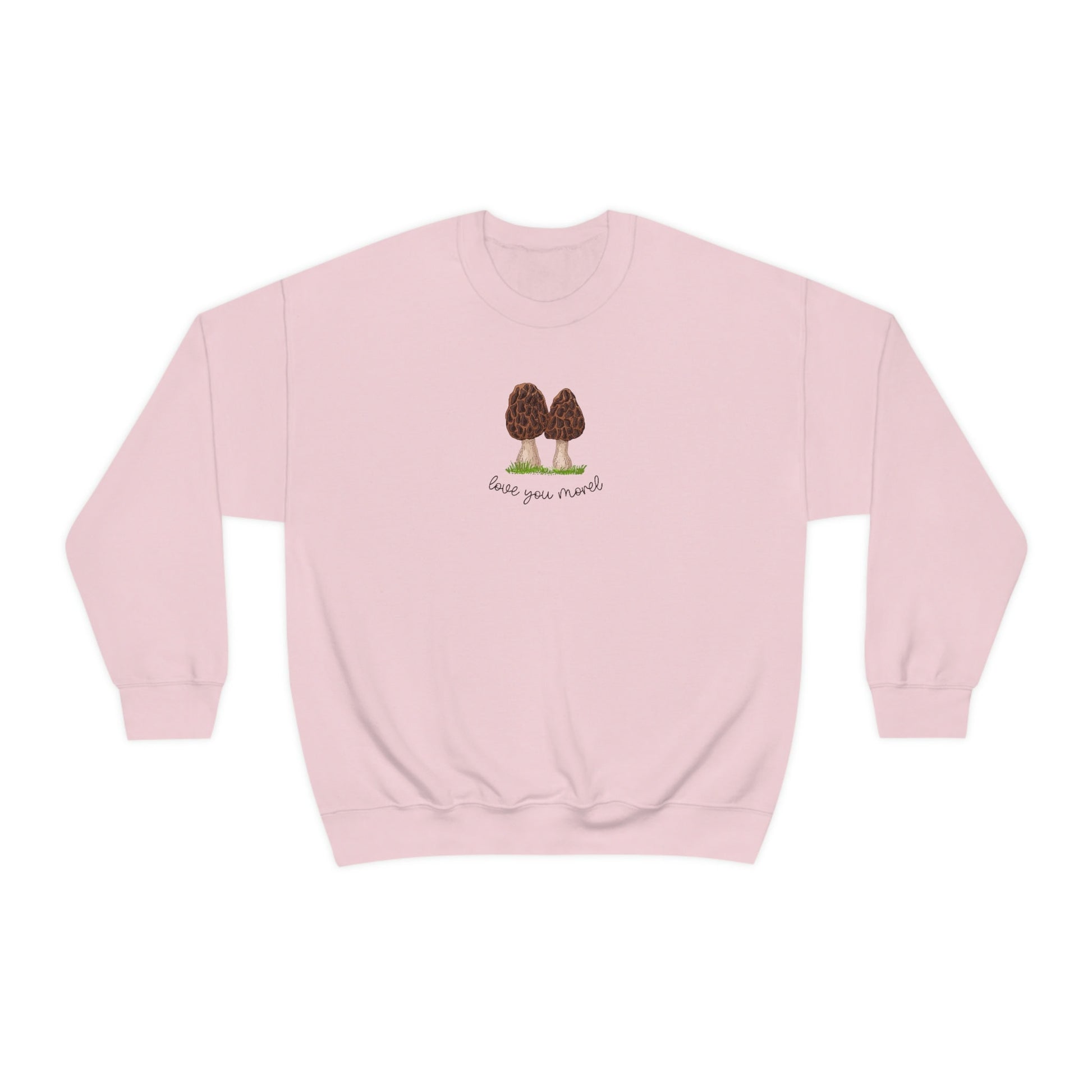 Mushroom Sweatshirt Morel Mushroom Cottage Core Clothes Love You Morel Mushroom Lovers Gift Couples Shirt Matching Mom Shirt