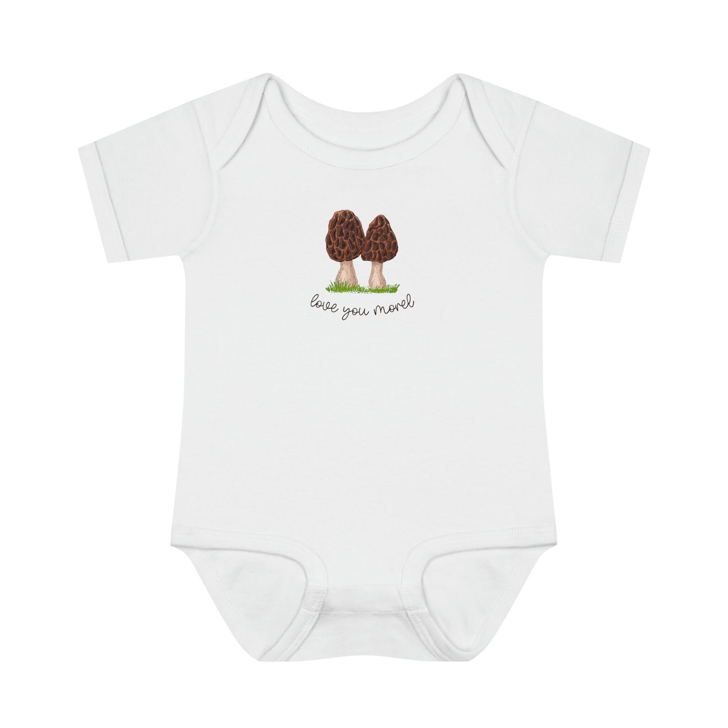 Mushroom Baby Clothes Forestcore Mushroom Baby Bodysuit Cottagecore Baby Mushroom Baby Shower Mushroom Gift Infant Bodysuit Love You Morel