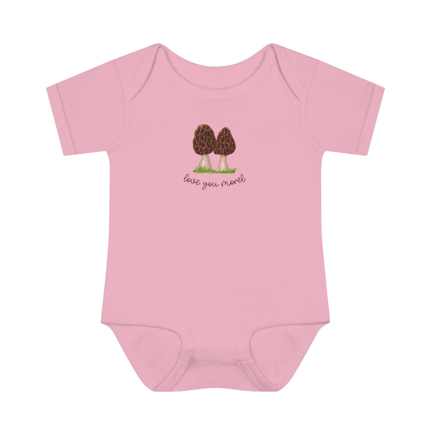 Mushroom Baby Clothes Forestcore Mushroom Baby Bodysuit Cottagecore Baby Mushroom Baby Shower Mushroom Gift Infant Bodysuit Love You Morel