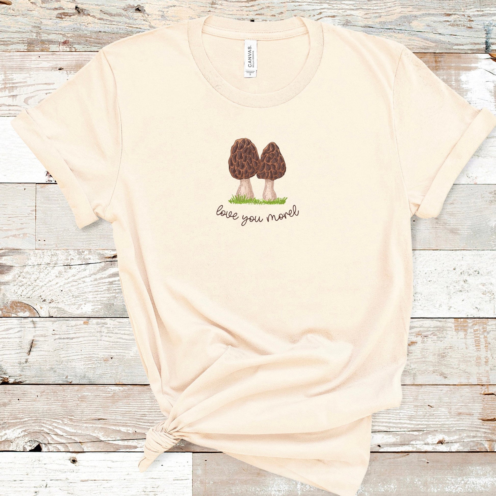 Mushroom Shirt Morel Mushroom Cottage Core Clothes Love You Morel Mushroom Hunting Mushroom Lovers Gift Couples Shirt Matching Mom Shirt