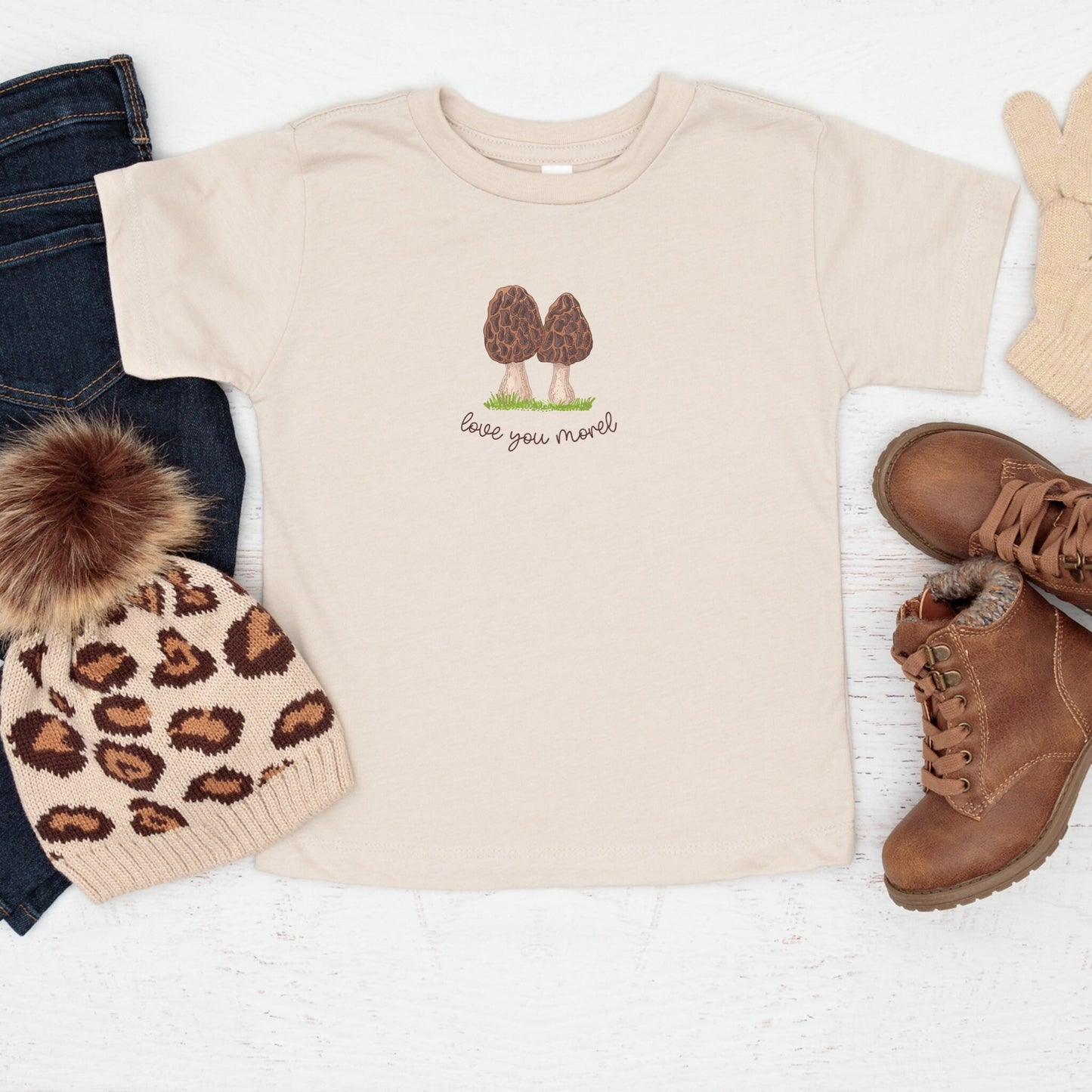 Mushroom Shirt For Kids, Toddler Mushroom Shirt, Youth Mushroom Shirt, Morel Shirt, Love You Morel, Matching Child Shirt, Girls Mushroom Tee