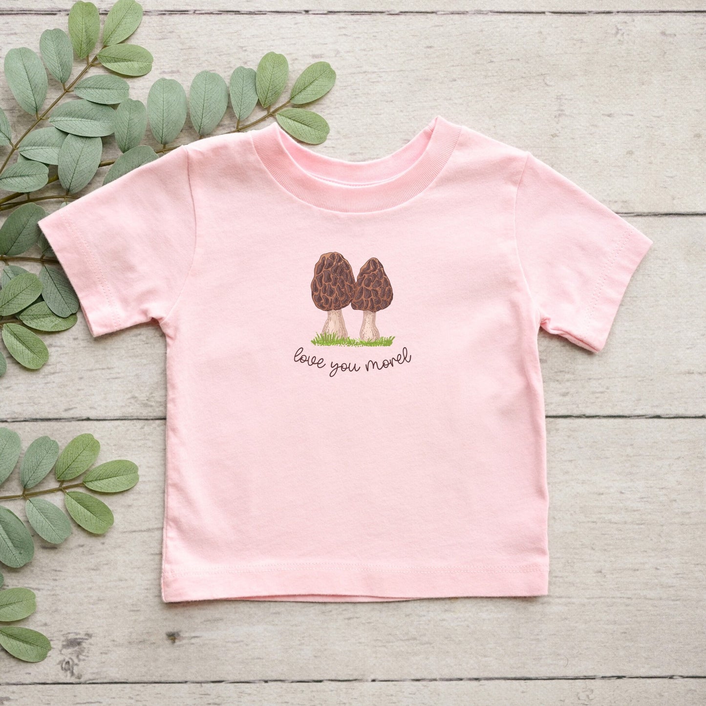 Mushroom Shirt For Kids, Toddler Mushroom Shirt, Youth Mushroom Shirt, Morel Shirt, Love You Morel, Matching Child Shirt, Girls Mushroom Tee