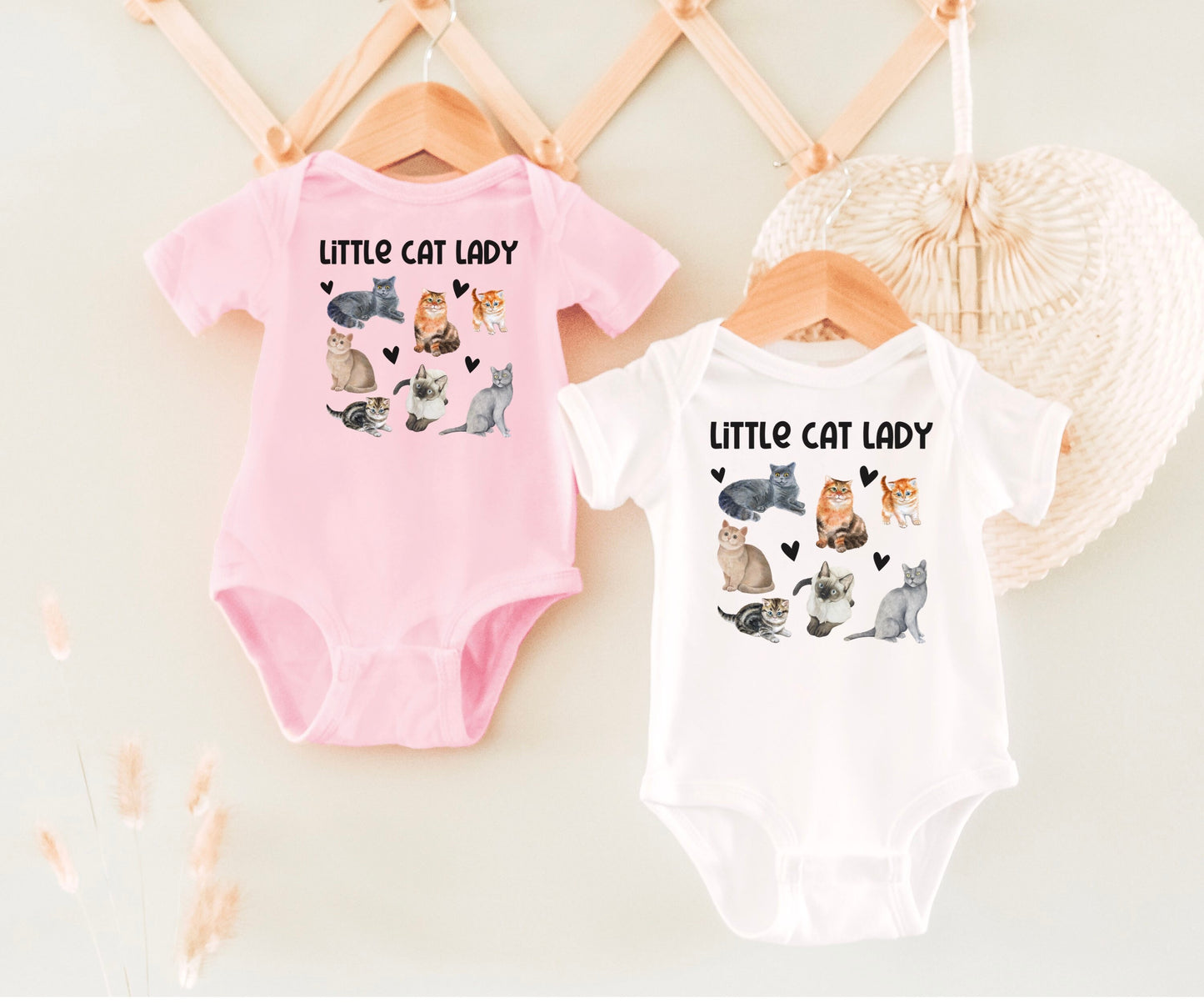 Little Cat Lady Baby Girl Cat Bodysuit Cat Shirt Baby Girl Cat Baby Shower Cat Lover Baby Gift for Cat Lover Kitten Baby Girl Bodysuit