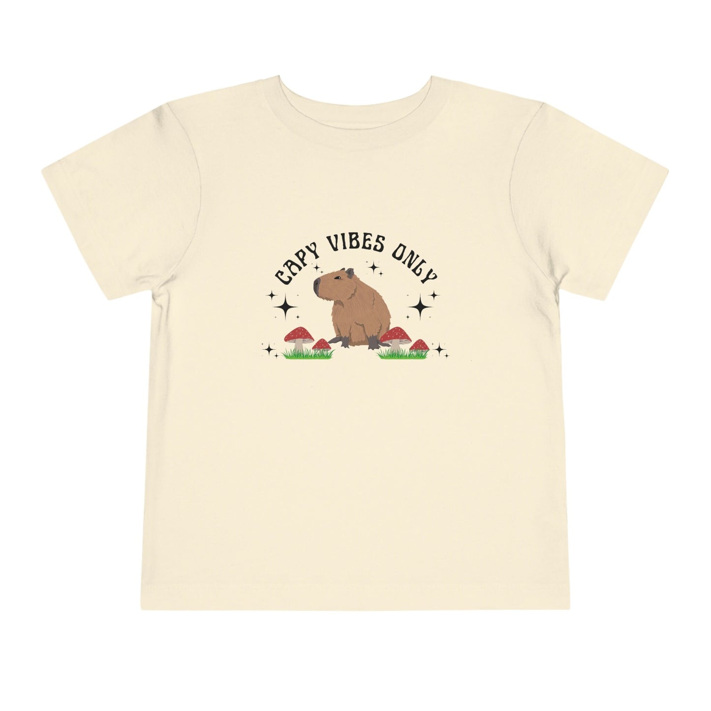 Capybara Shirt For Kids Retro Toddler Mushroom Shirt Cottagecore Clothes Capy Vibes Capybara Gift Kids Youth Capybara Shirt Capy Shirt Girl
