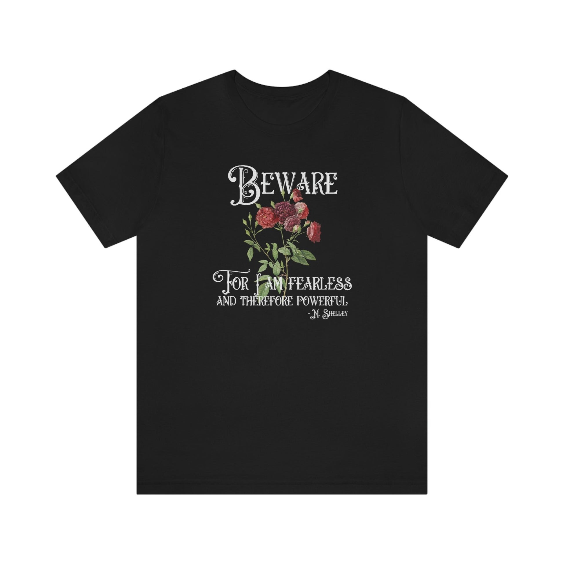 Dark Academia Shirt Feminist Shirt Mary Shelley Quote Goth Shirt Gothic Bookish Shirt Dark Cottagecore Shirt Literary Clothes Literary Gift