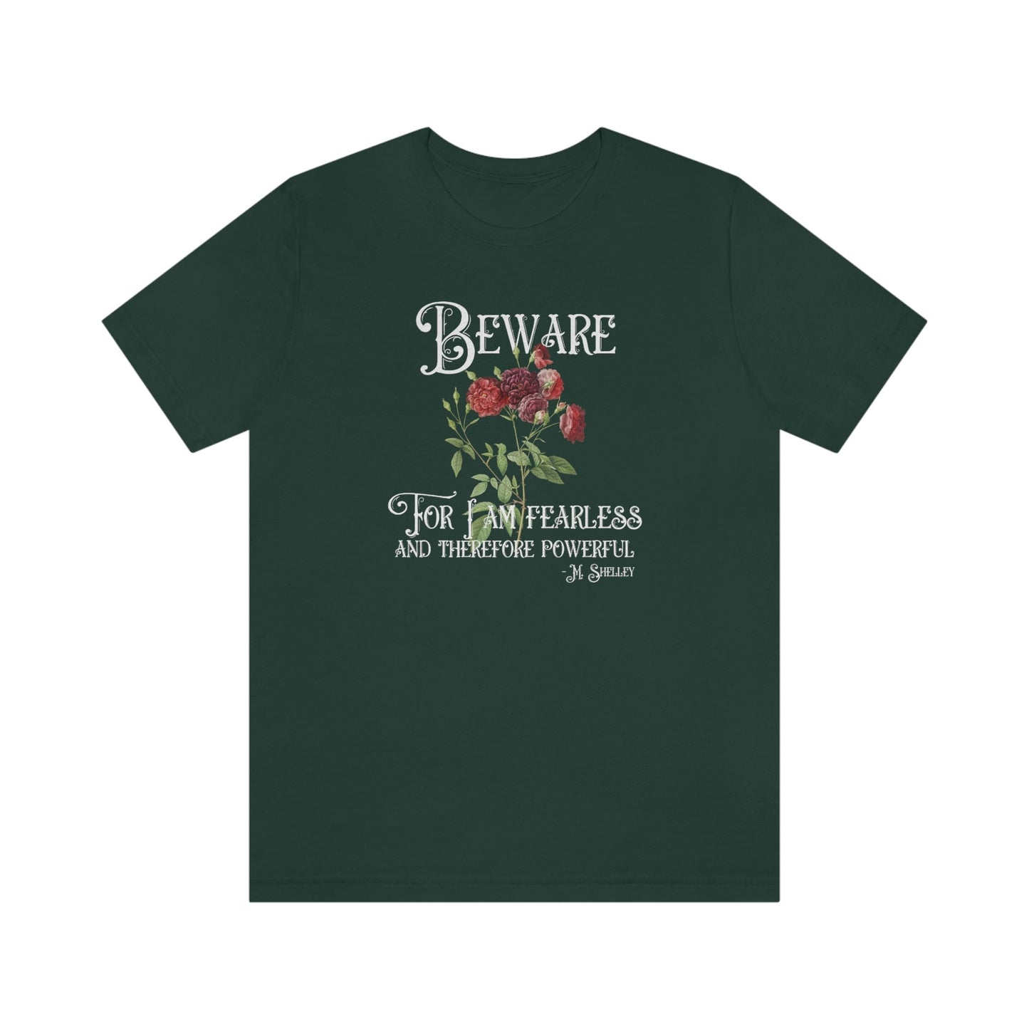 Dark Academia Shirt Feminist Shirt Mary Shelley Quote Goth Shirt Gothic Bookish Shirt Dark Cottagecore Shirt Literary Clothes Literary Gift