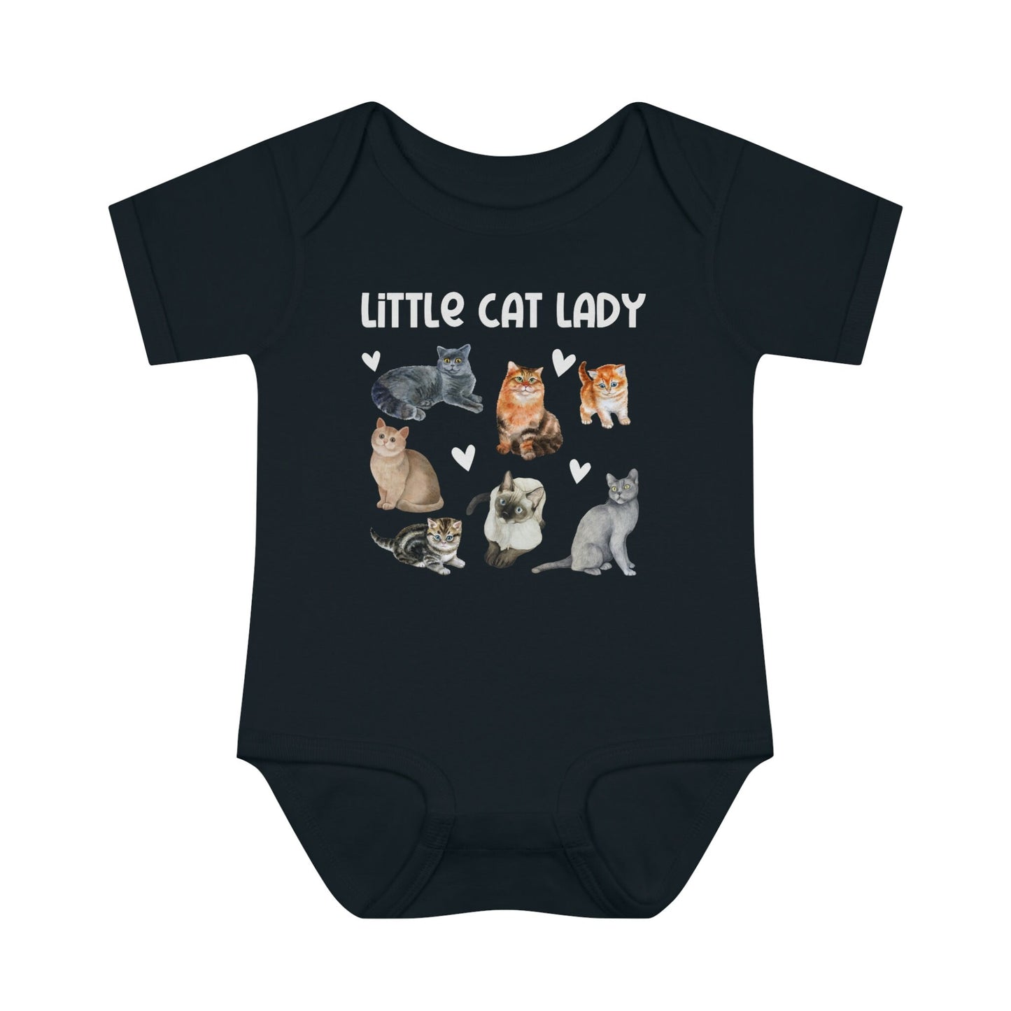 Little Cat Lady Baby Girl Cat Bodysuit Cat Shirt Baby Girl Cat Baby Shower Cat Lover Baby Gift for Cat Lover Kitten Baby Girl Bodysuit