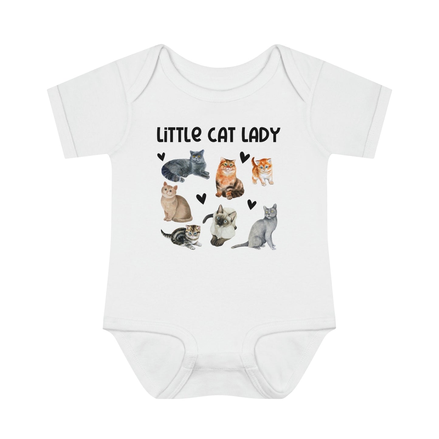 Little Cat Lady Baby Girl Cat Bodysuit Cat Shirt Baby Girl Cat Baby Shower Cat Lover Baby Gift for Cat Lover Kitten Baby Girl Bodysuit