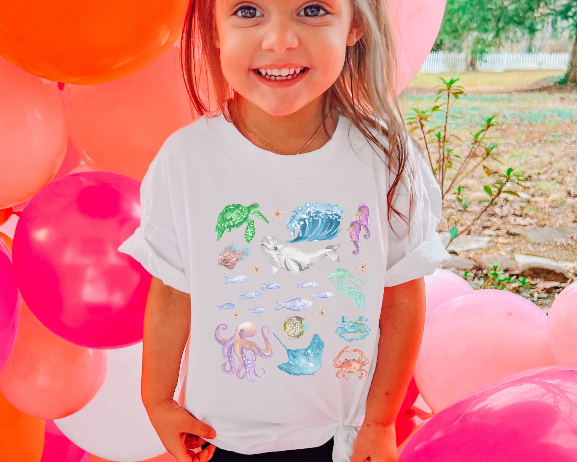 Ocean Shirt Kids Octopus Shirt Oceancore Mermaidcore Mermaid Core Mermaid Aesthetic Shirt Crustaceancore Summer Vacation Birthday Shirt Girl