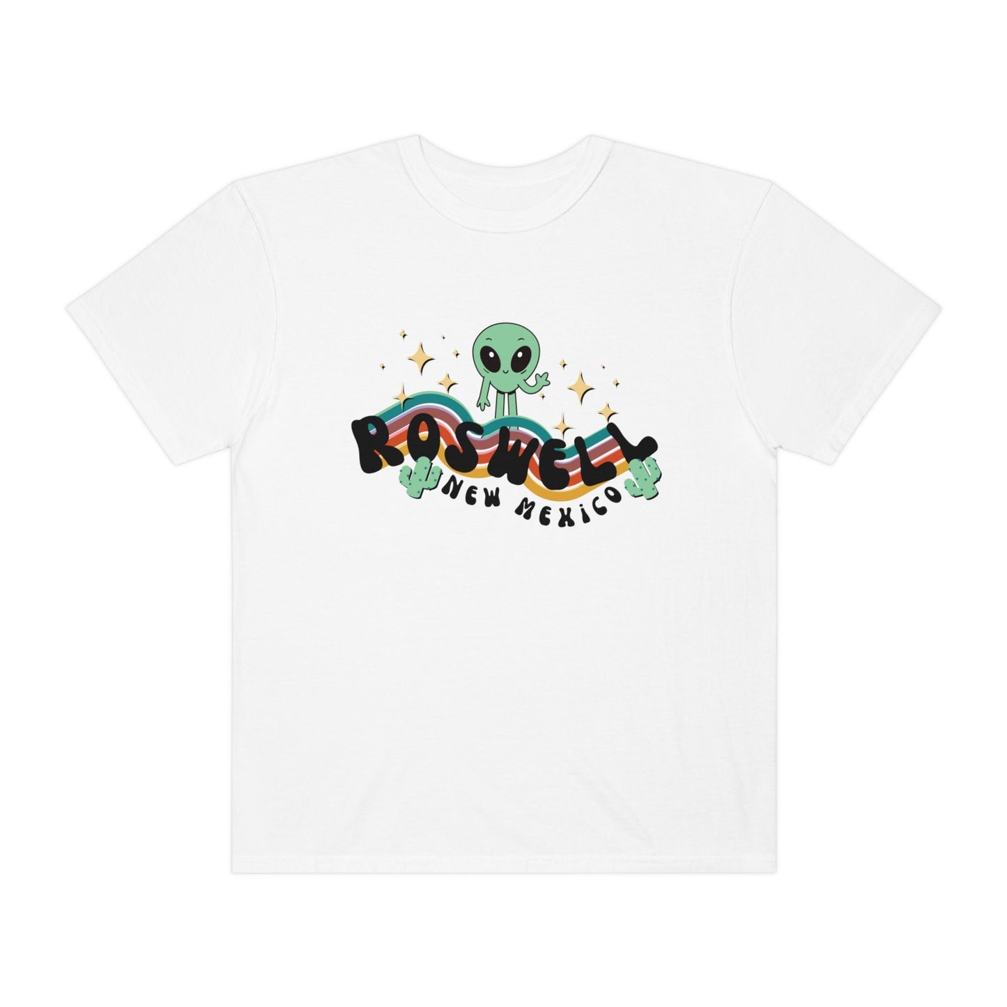 Roswell New Mexico Comfort Colors Retro Alien Shirt Cryptozoology Shirt Alien T Shirt UFO Shirt Aesthetic Southwestern Travel Graphic Tee
