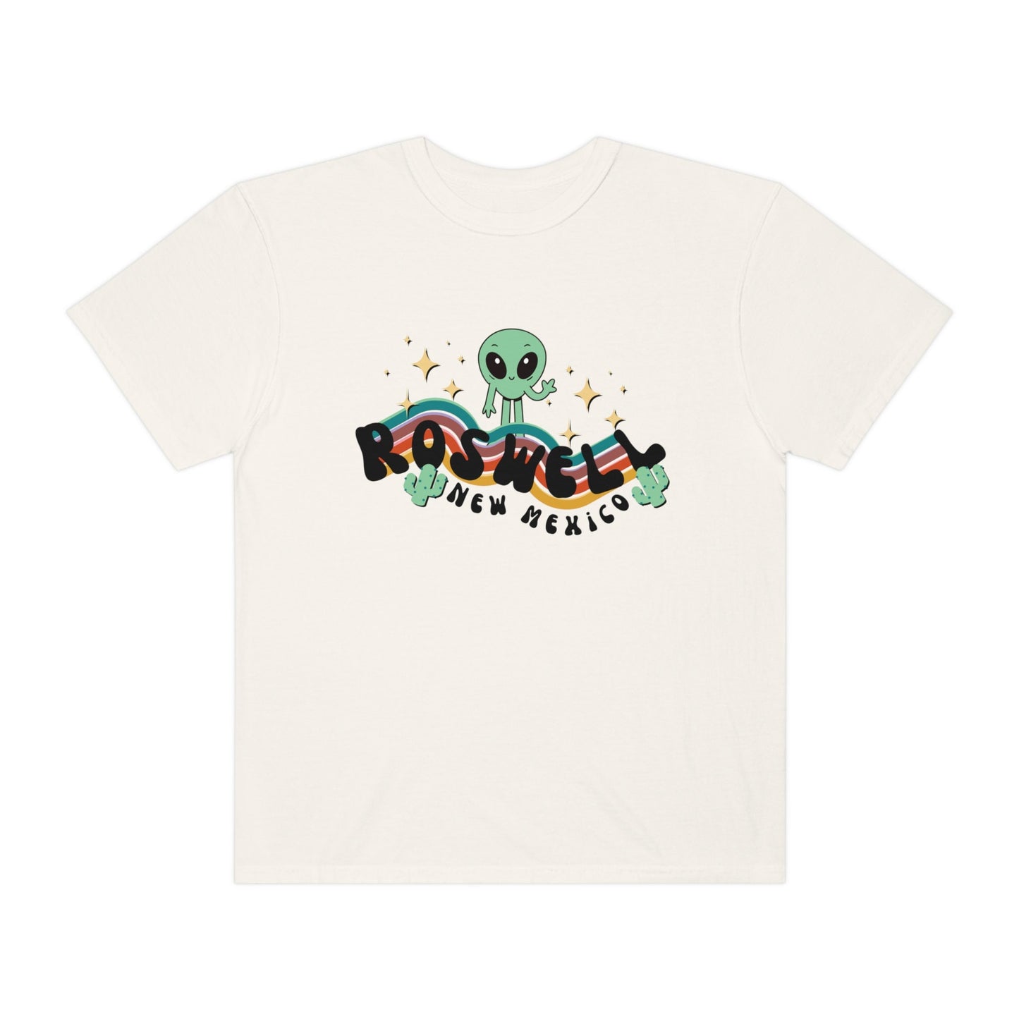 Roswell New Mexico Comfort Colors Retro Alien Shirt Cryptozoology Shirt Alien T Shirt UFO Shirt Aesthetic Southwestern Travel Graphic Tee