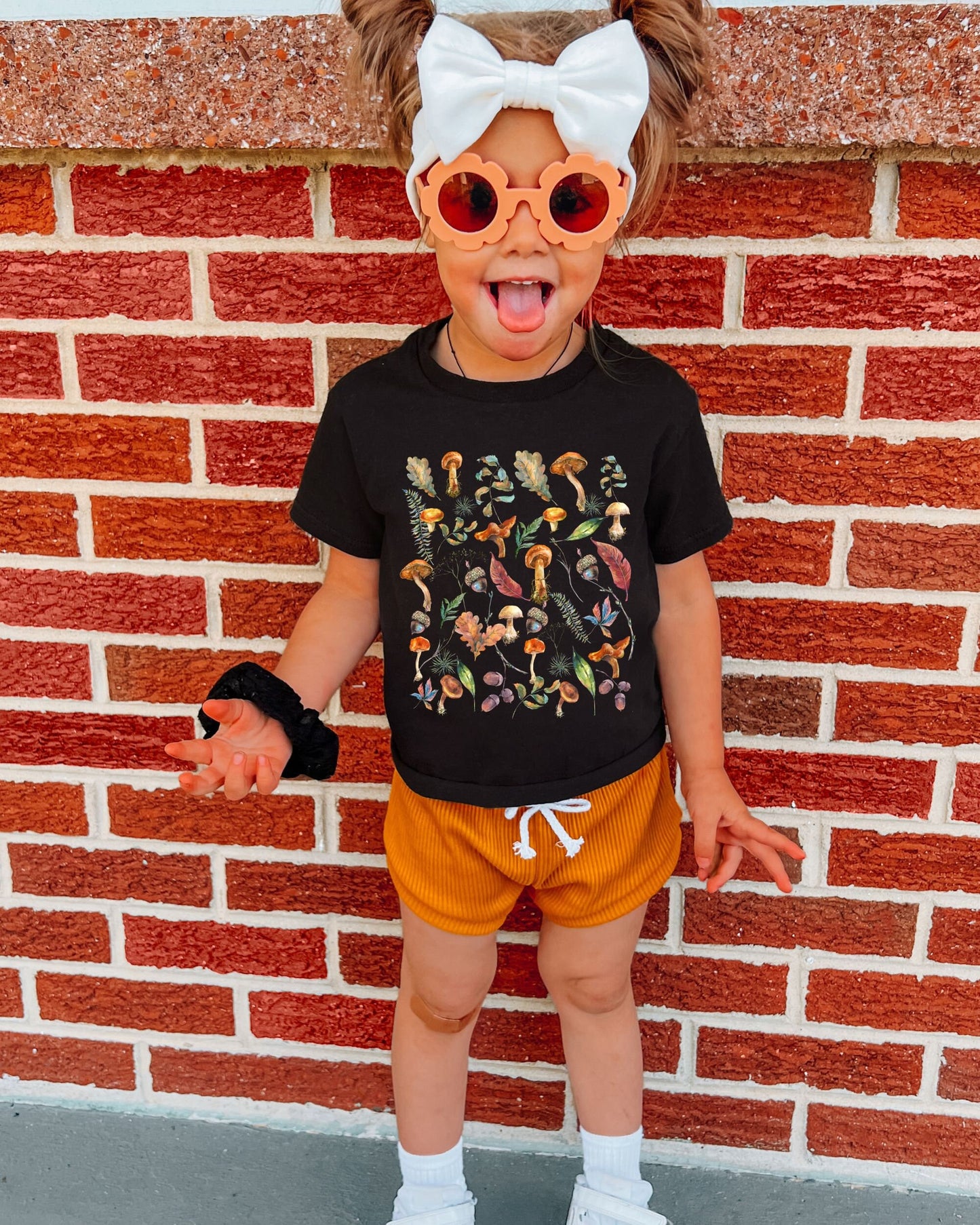 Mushroom Shirt Kids Autumn T-shirts for Toddler Boys Mushroom Shirt Cottagecore Kids Clothes BOHO Girls Tee Gender Neutral Fall Kids Shirt