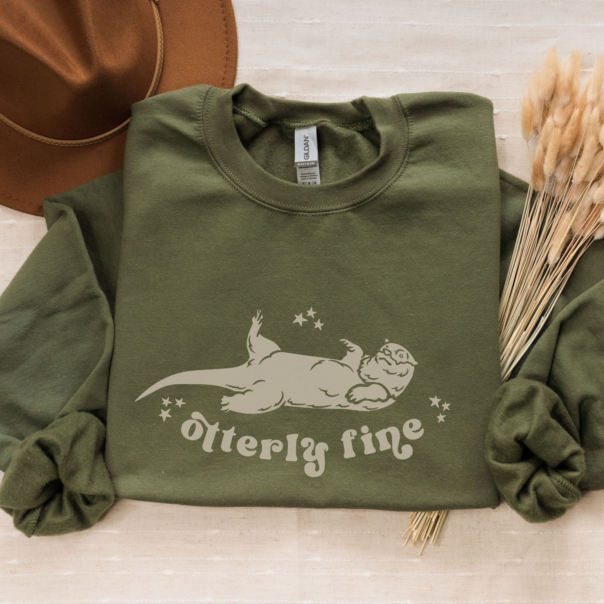 Otter Sweatshirt, Sea Otter Gifts Otter Sweater Sea Animals River Otter Shirt Ocean Animal Shirt Salty Granola Girl Beachy Sweatshirt