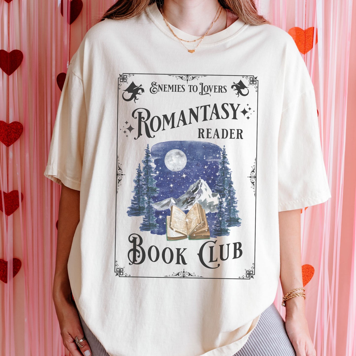 Romantasy Reader Book Club Shirt, Enemies To Lovers, Book Tropes Shirt, Booklover Gift, Spicy Book Fantasy Romance Bookish Things Smut Shirt