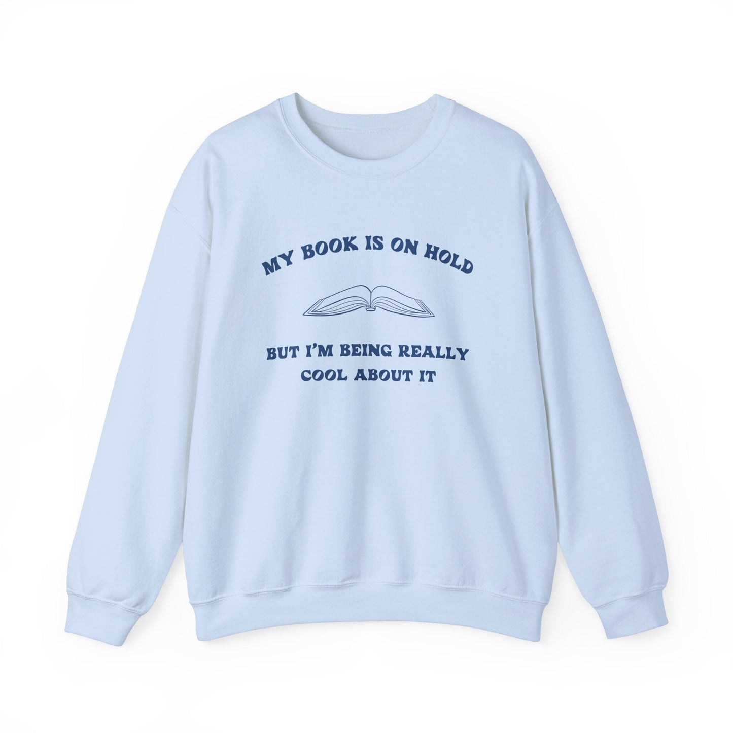 My Book Is On Hold Library Sweatshirt Bookish Things Read Sweatshirt Reading Crewneck Read More Books Booktrovert Death By TBR Sweatshirt