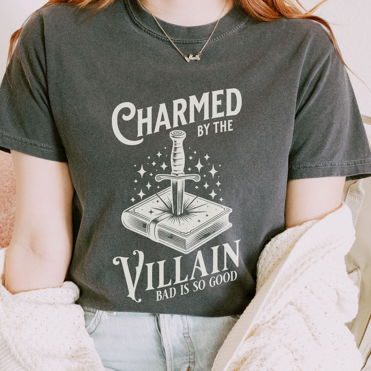 Villain Shirt Comfort Colors Book Lover Tshirt Enemies To Lovers Dark Romance Bookish Things Romantasy Reader Spicy Books Dark Academia Tee