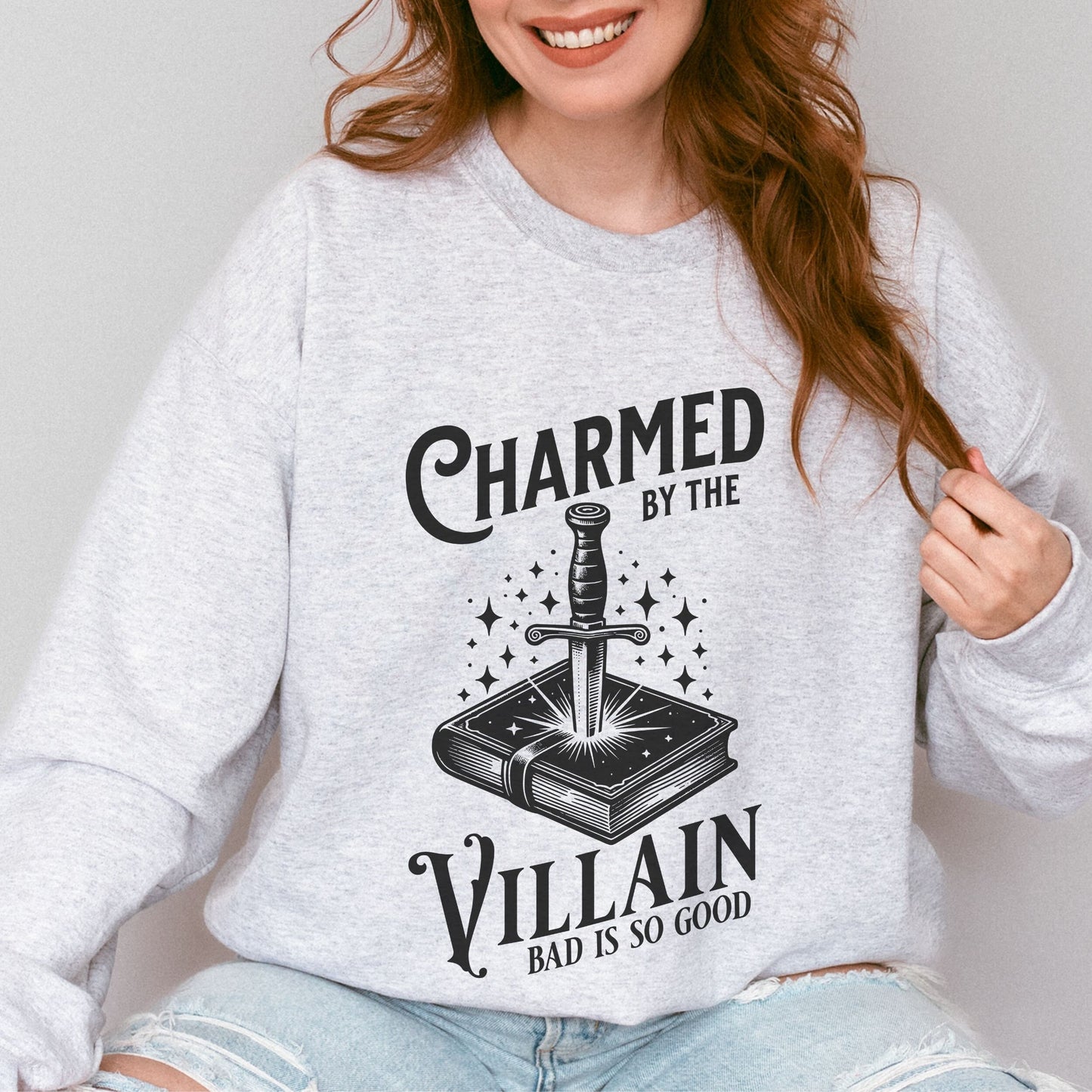 Villain Sweatshirt Book Lover Shirt Enemies To Lovers Dark Romance Bookish Things Romantasy Reader Spicy Books Dark Academia Crewneck