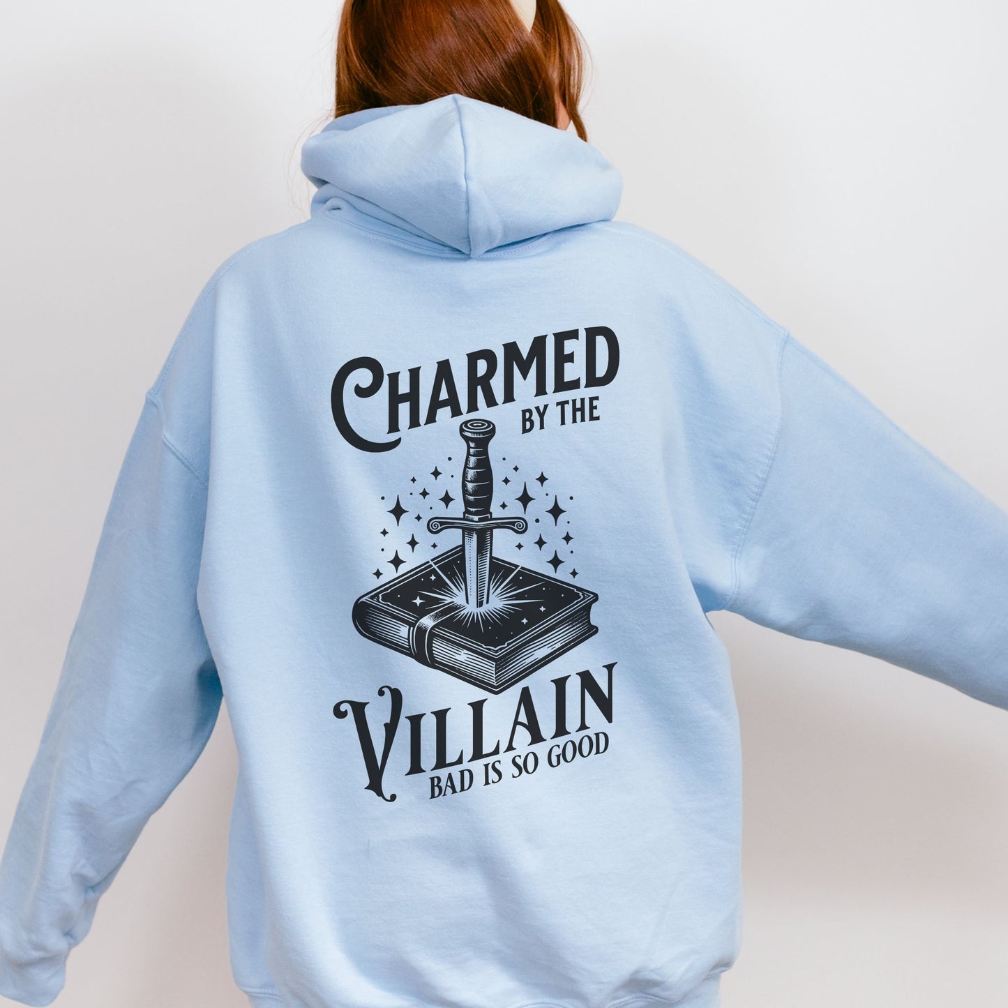 Villain Shirt, Dark Romance Sweatshirt Reading Hoodie Enemies To Lovers Bookish Things Booktok Smut Romantasy Reader Spicy Books Hoodie
