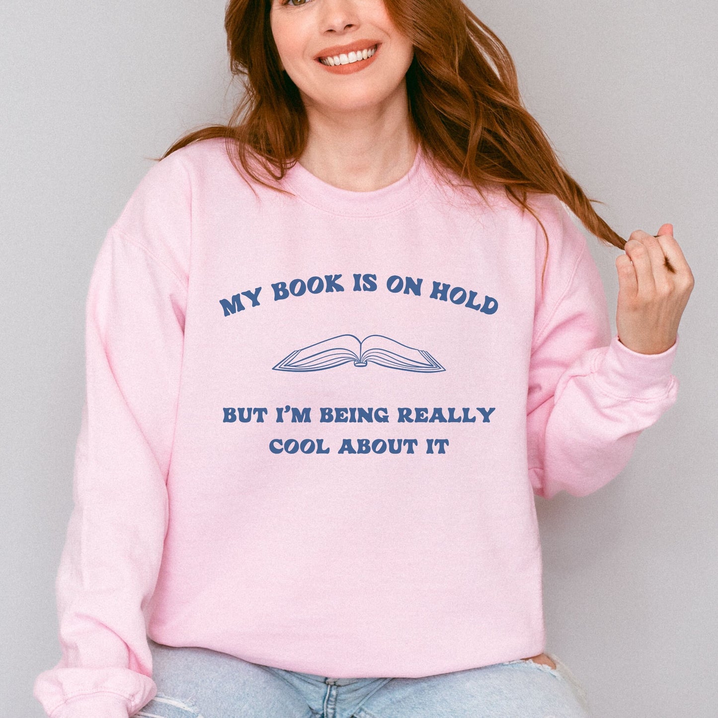 My Book Is On Hold Library Sweatshirt Bookish Things Read Sweatshirt Reading Crewneck Read More Books Booktrovert Death By TBR Sweatshirt