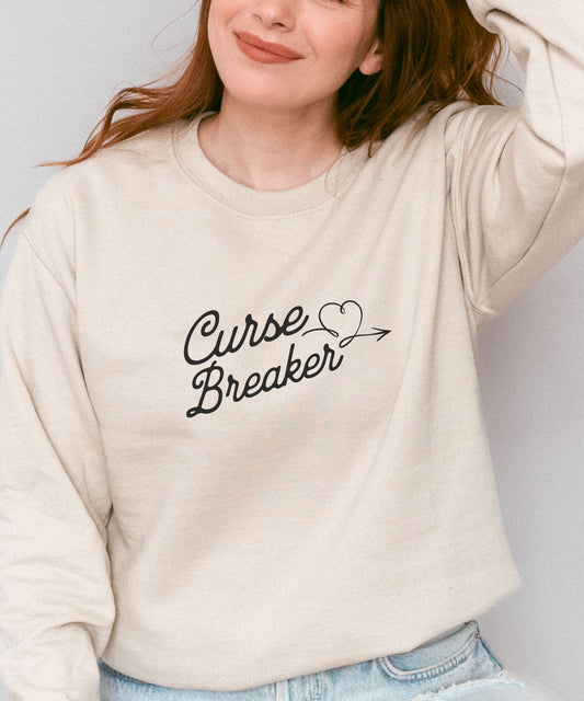 Curse Breaker Sweatshirt, Romantasy Reader Dark Romance Fantasy Book Lover Enemies to Lovers Smut Shirt Bookish Things Spicy Books Sweater