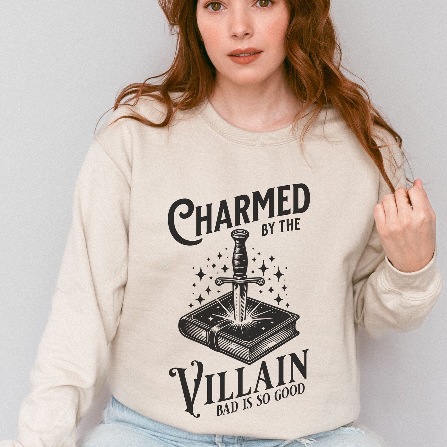 Villain Sweatshirt Book Lover Shirt Enemies To Lovers Dark Romance Bookish Things Romantasy Reader Spicy Books Dark Academia Crewneck