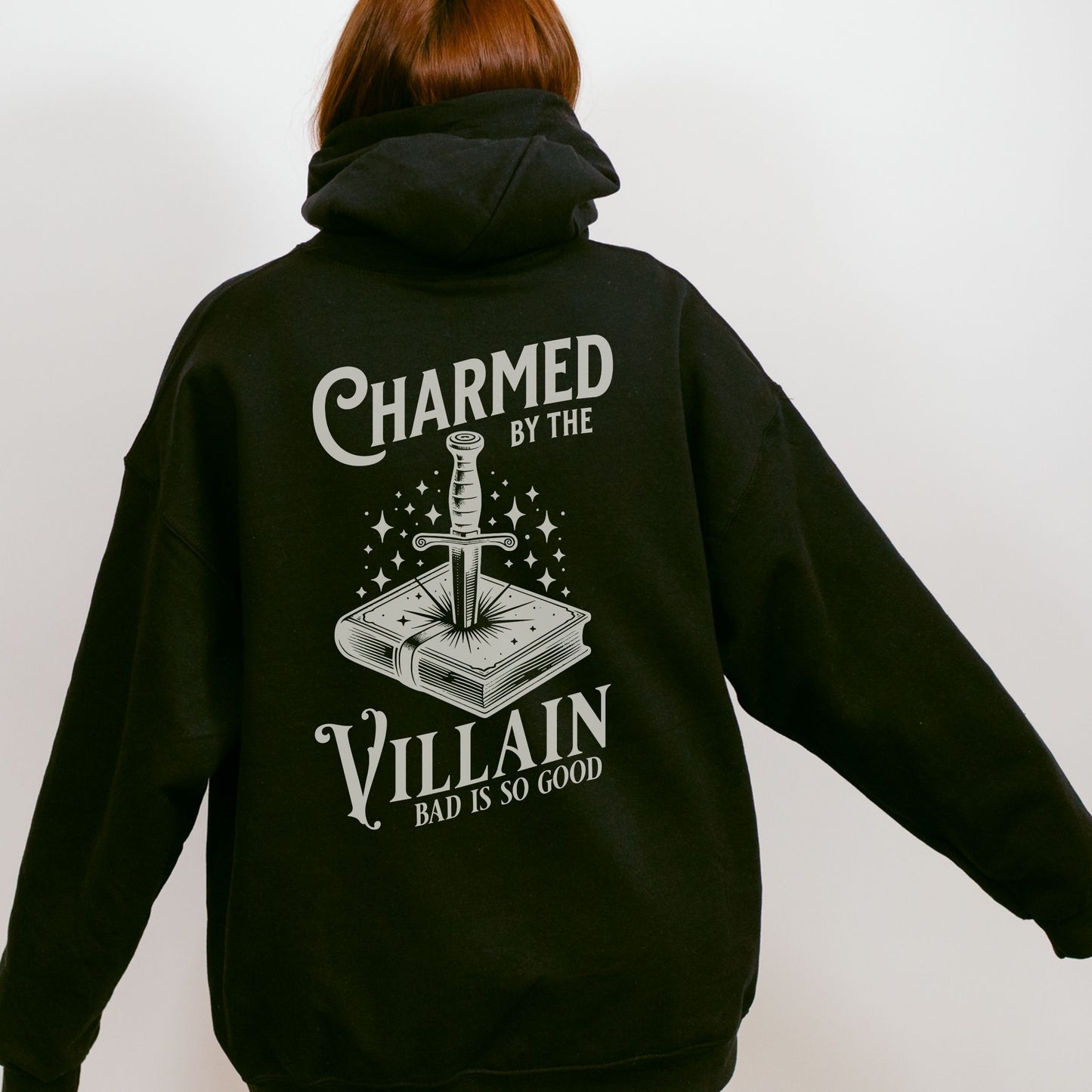 Villain Shirt, Dark Romance Sweatshirt Reading Hoodie Enemies To Lovers Bookish Things Booktok Smut Romantasy Reader Spicy Books Hoodie