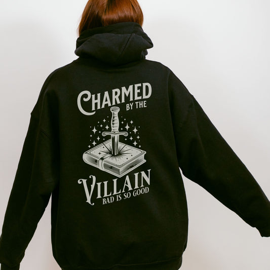 Villain Shirt, Dark Romance Sweatshirt Reading Hoodie Enemies To Lovers Bookish Things Booktok Smut Romantasy Reader Spicy Books Hoodie