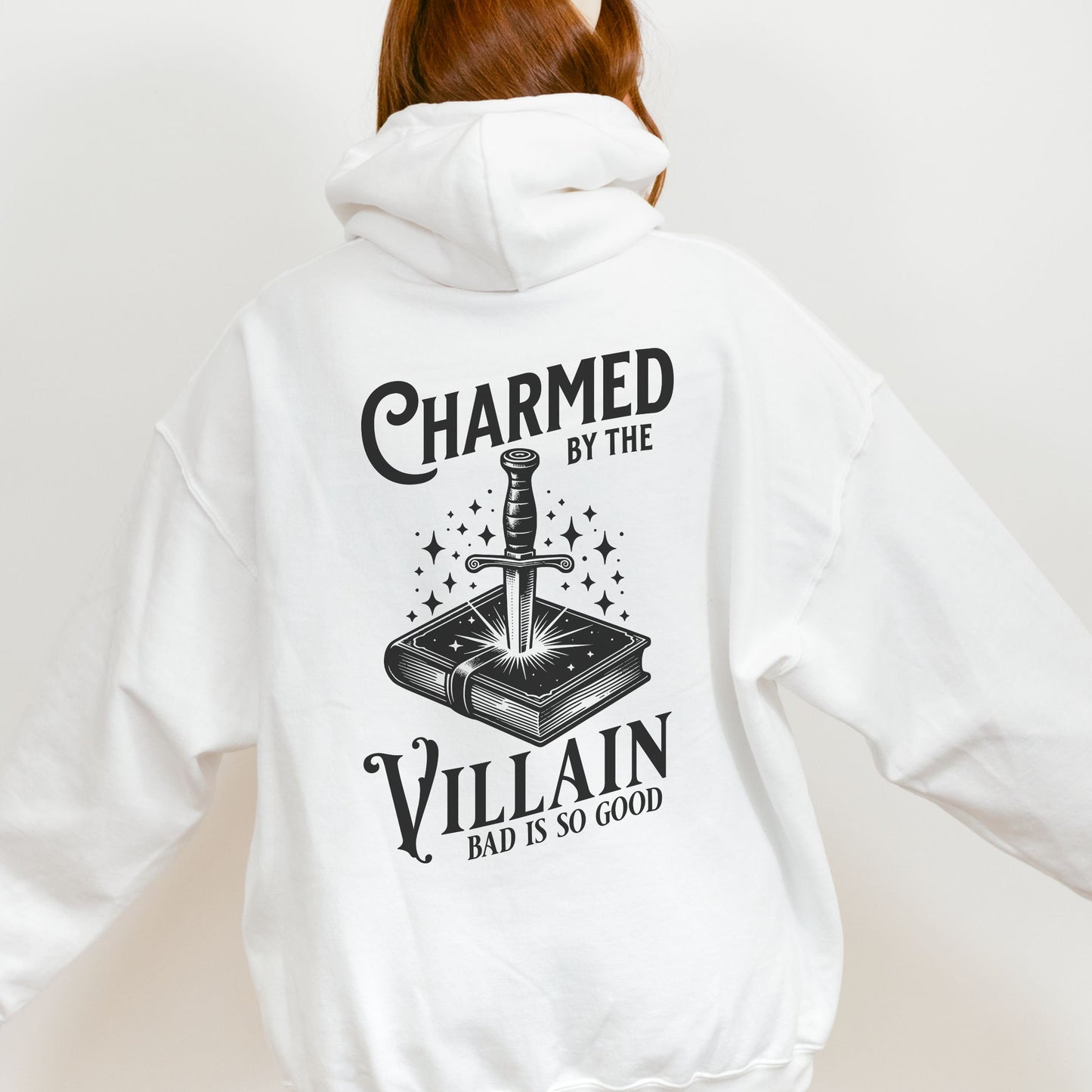 Villain Shirt, Dark Romance Sweatshirt Reading Hoodie Enemies To Lovers Bookish Things Booktok Smut Romantasy Reader Spicy Books Hoodie