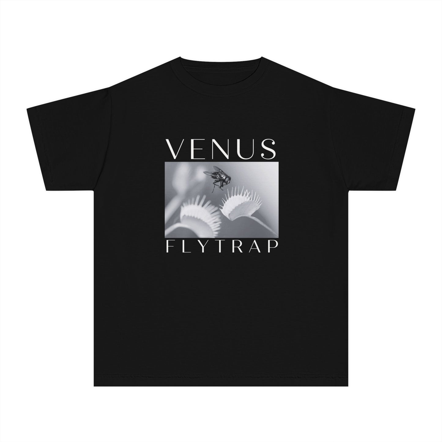 Venus Flytrap Kids Shirt Venus Fly Trap Shirt Carnivorous Plant Lover Shirt Kids, Gender Neutral Kids Clothes, Plant Shirt Kids Band Tee