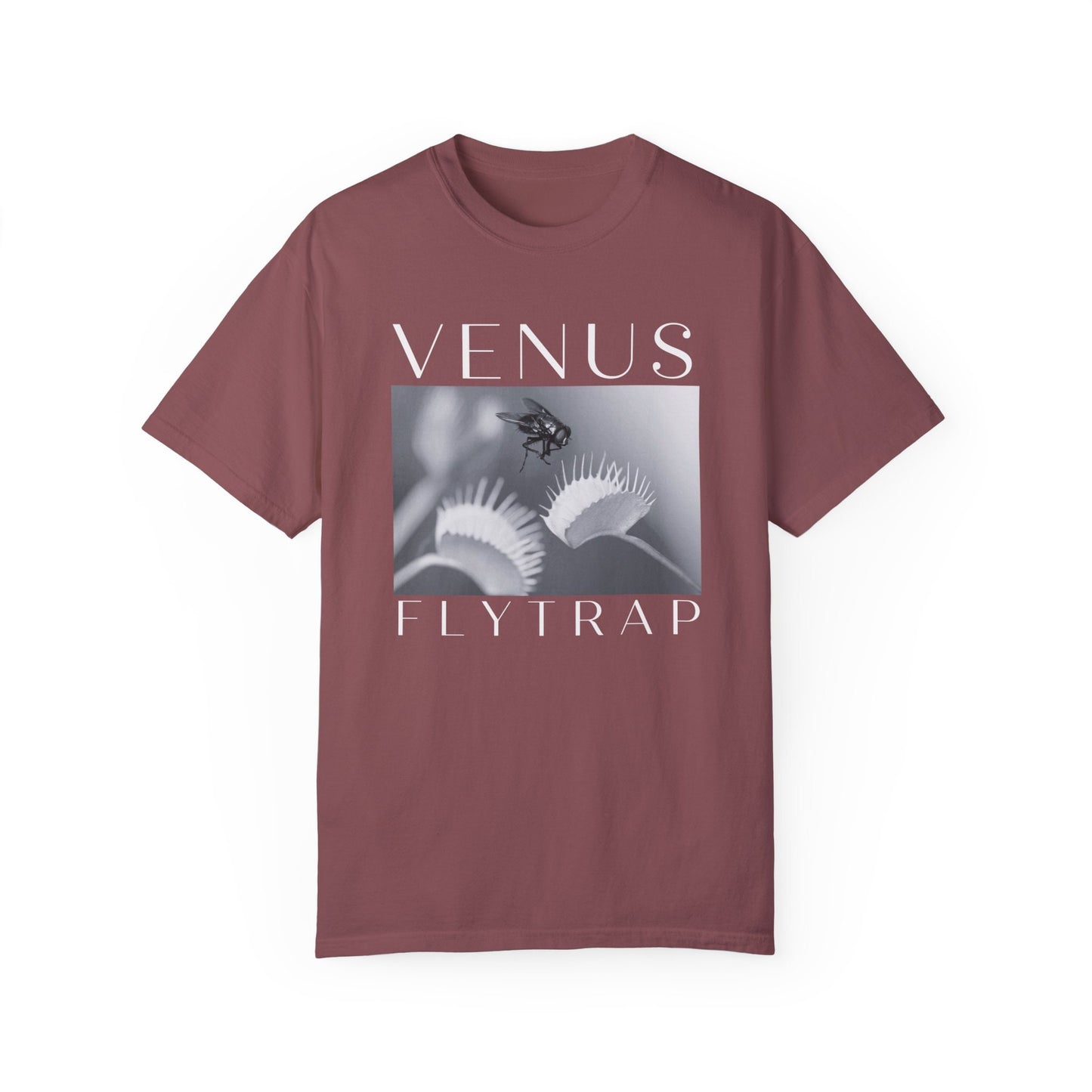 Venus Flytrap Shirt, Carnivorous Plant Lover Band Style Tee Venus Fly Trap TShirt Gift for Gardener Plant Lover Teen Shirt Granola Girl