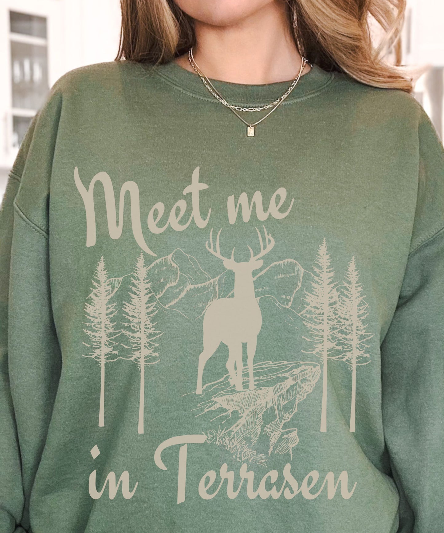 Meet Me In Terrasen Throne of Glass Sweatshirt