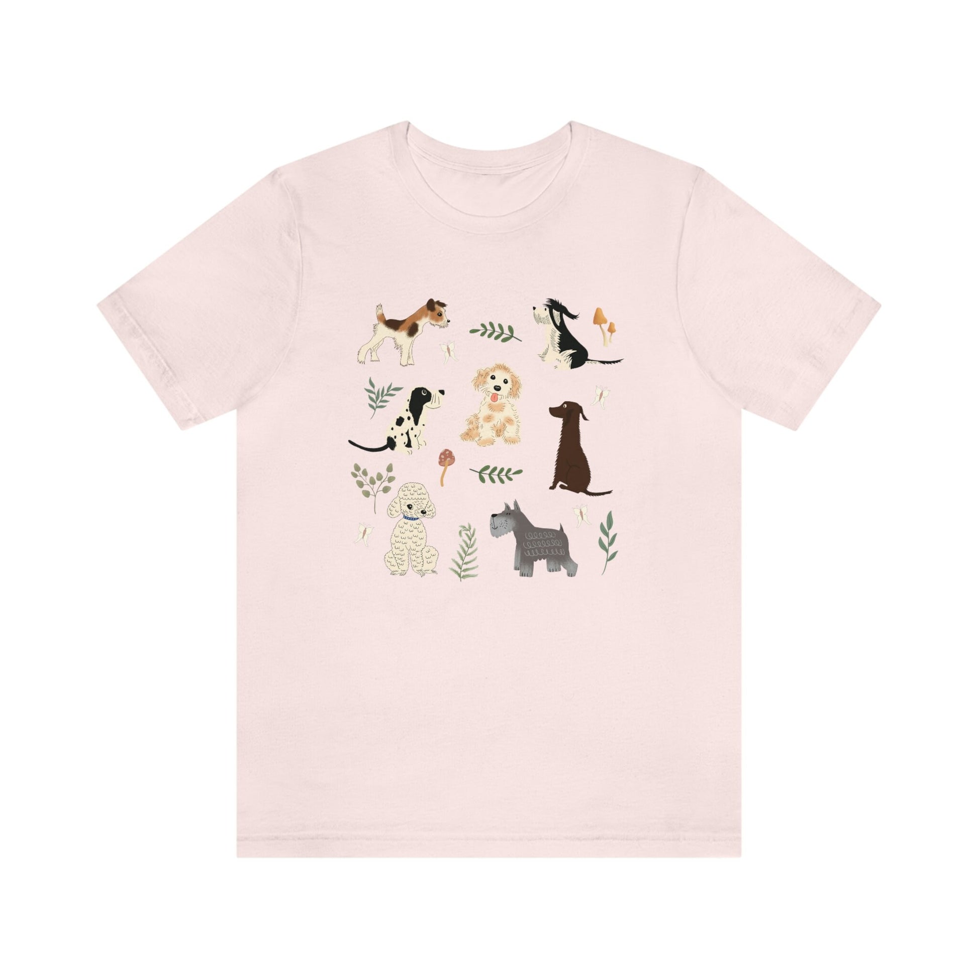 Cottage Core Shirt Dog Shirt Cottage Core Clothing Mushroom Shirt Butterfly Shirt Fairy Core Dog Lover Gift Tee