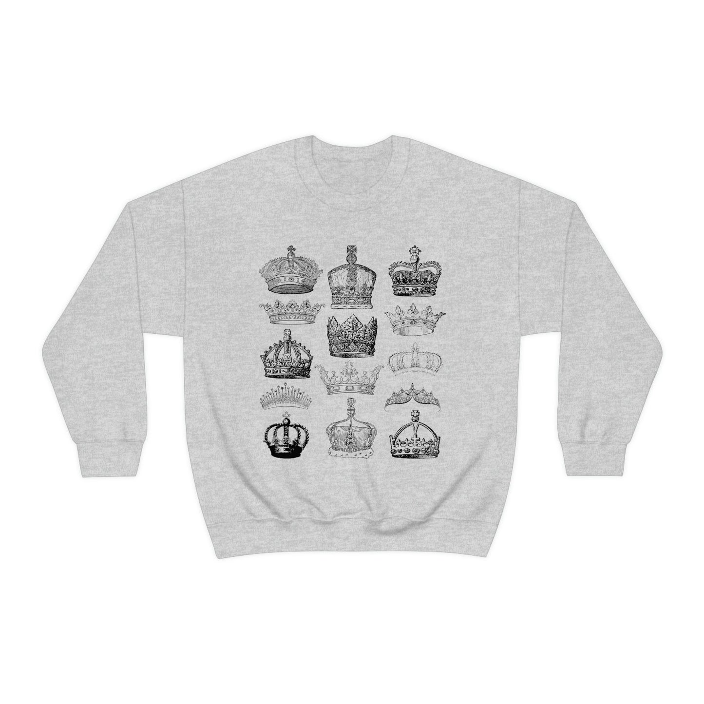 Royal Crown Sweatshirt, Regency Romance Shirt King and Queen Royal Core Royalcore Clothes Renaissance Academia Historical Fantasy Romance