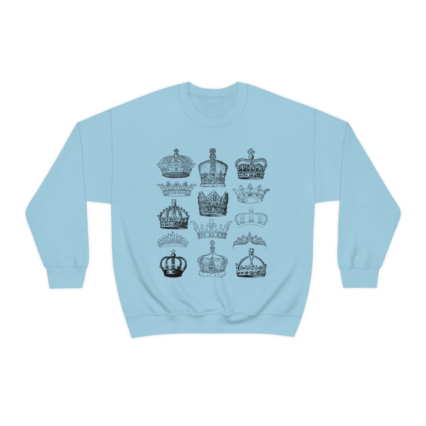 Royal Crown Sweatshirt, Regency Romance Shirt King and Queen Royal Core Royalcore Clothes Renaissance Academia Historical Fantasy Romance