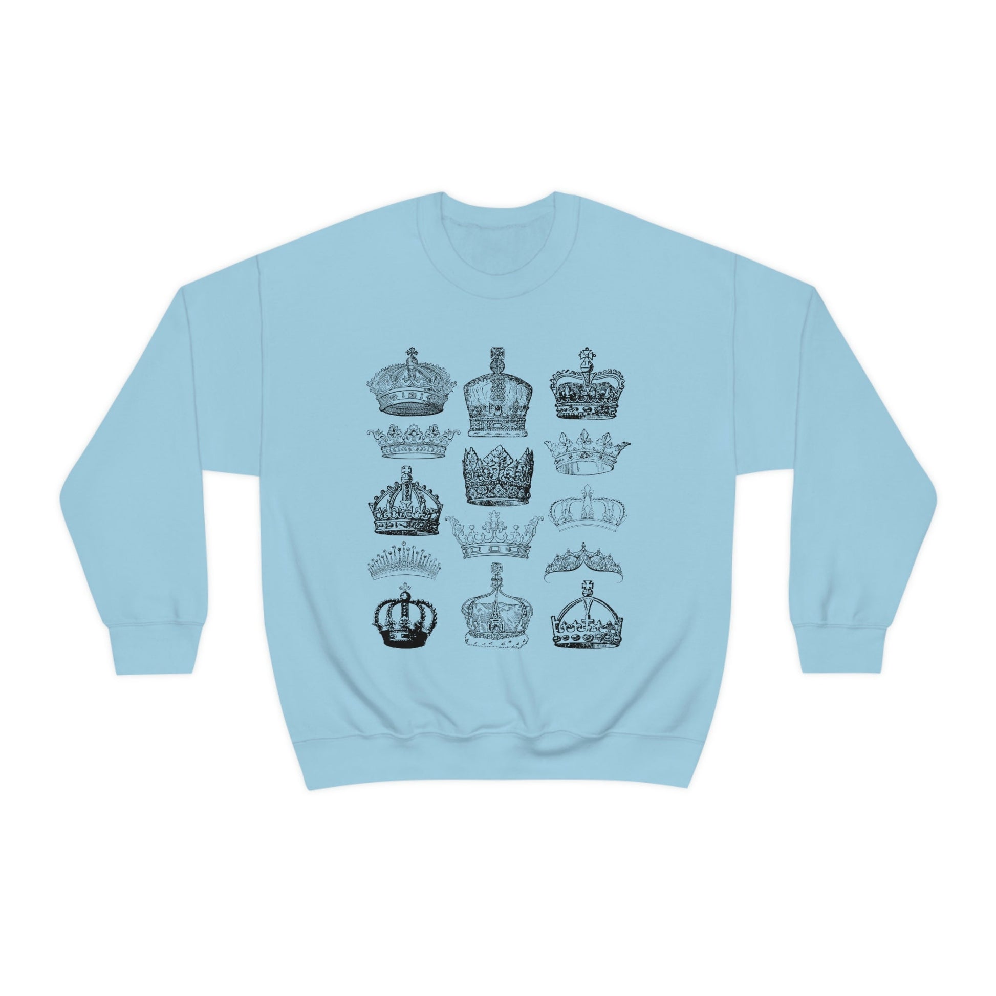 Royal Crown Sweatshirt, Regency Romance Shirt King and Queen Royal Core Royalcore Clothes Renaissance Academia Historical Fantasy Romance