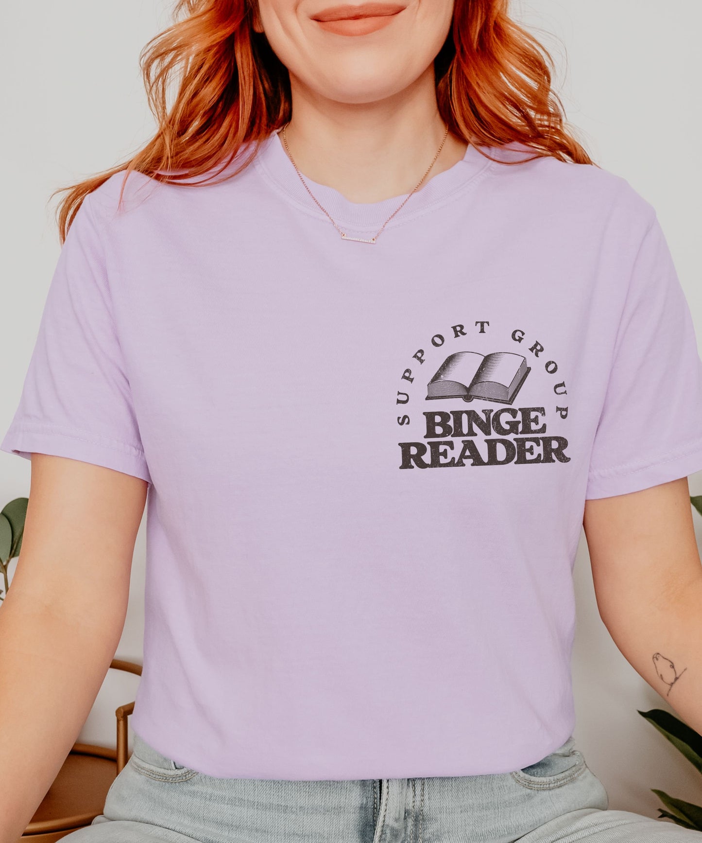 Binge Reader Support Group Shirt Bookish Things, Booktok Merch Romantasy Reader Book Club Shirt Bookish Tee Book Lover Gift Bookworm TShirt