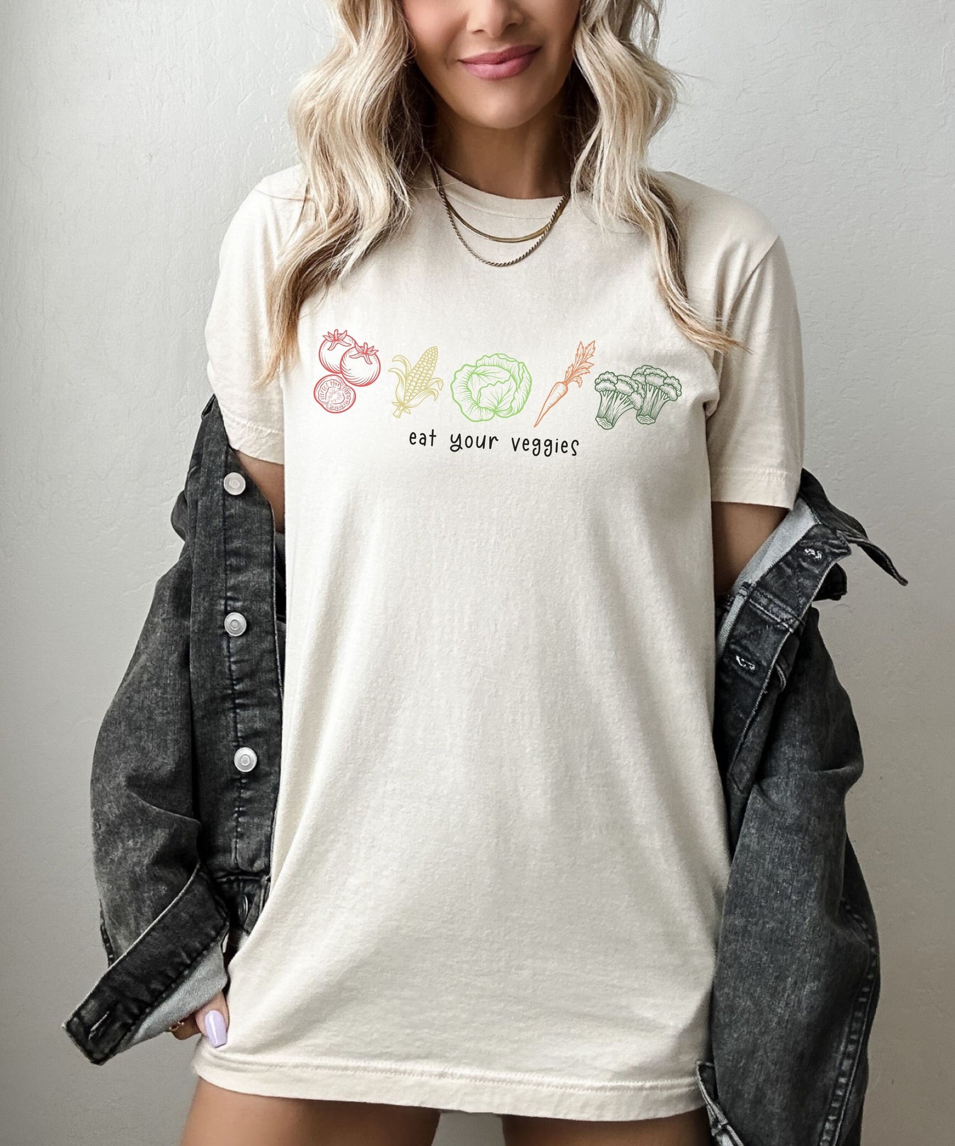 Eat Your Veggies Shirt Vegetable TShirt Tomato Shirt Broccoli Corn Carrots Tee Farmers Market Shirt Gardener Gift For Vegan Dietician Gifts