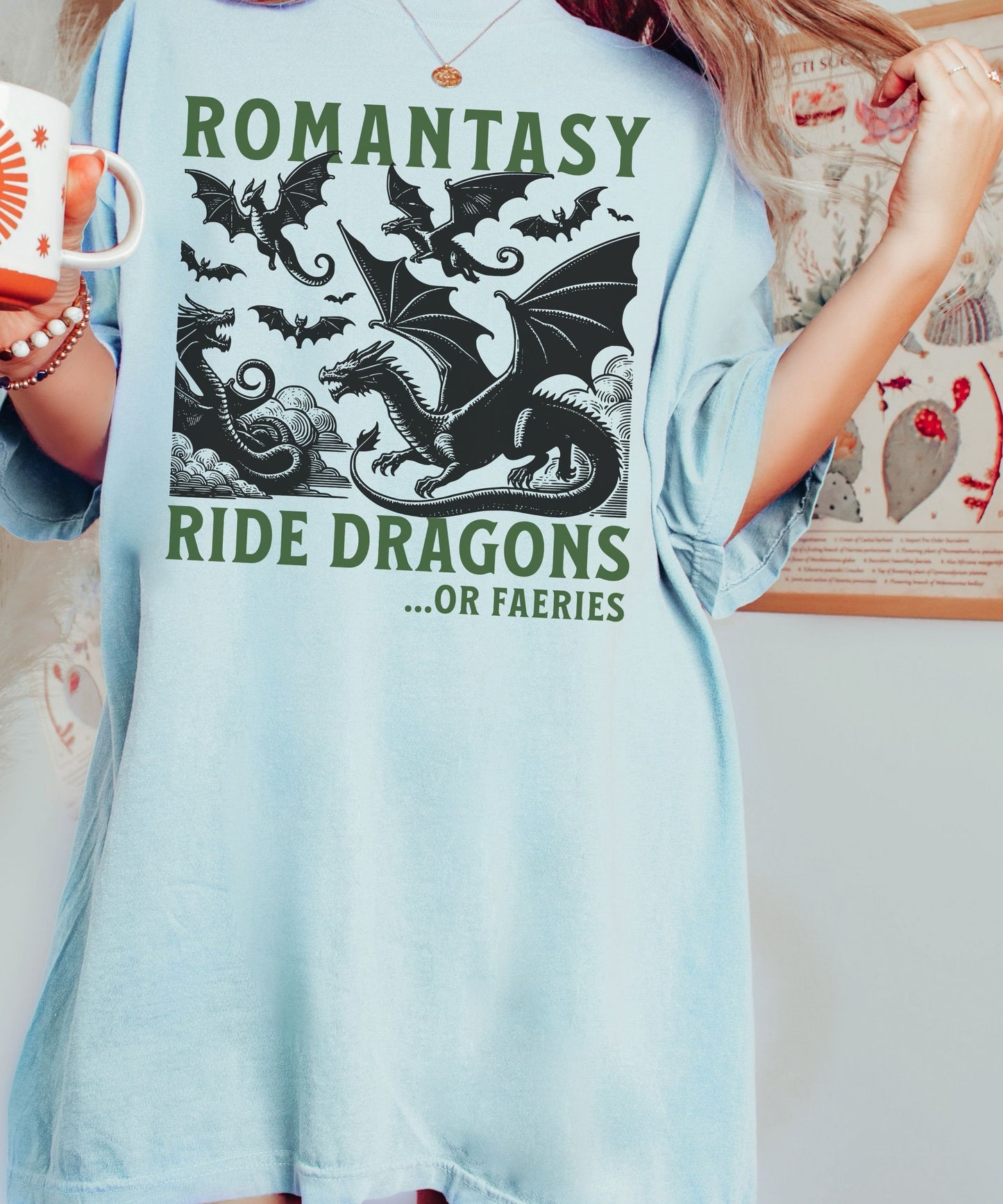 Romantasy Reader Dragon Rider Shirt Faerie Smut Shirt Bookstagram Dark Academia Booktok Merch Smut Gifts Spicy Books Fantasy Romance Tee