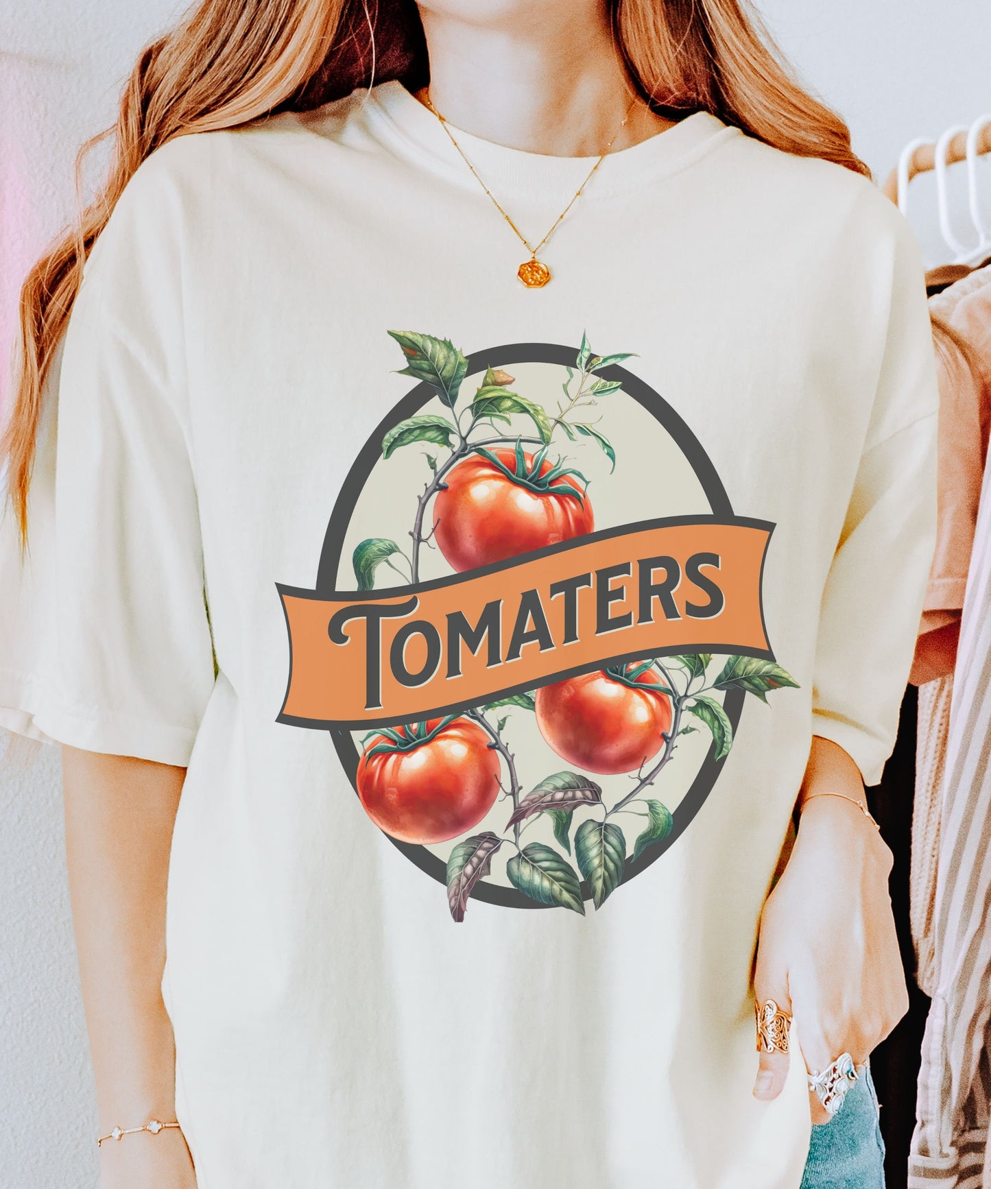 Tomaters Shirt, Tomato Shirt Vegetable Shirt Fruit Shirt Gardener Gift Unhinged Shirts Weirdcore Clothes Cottage Core Clothing Tomato Gifts