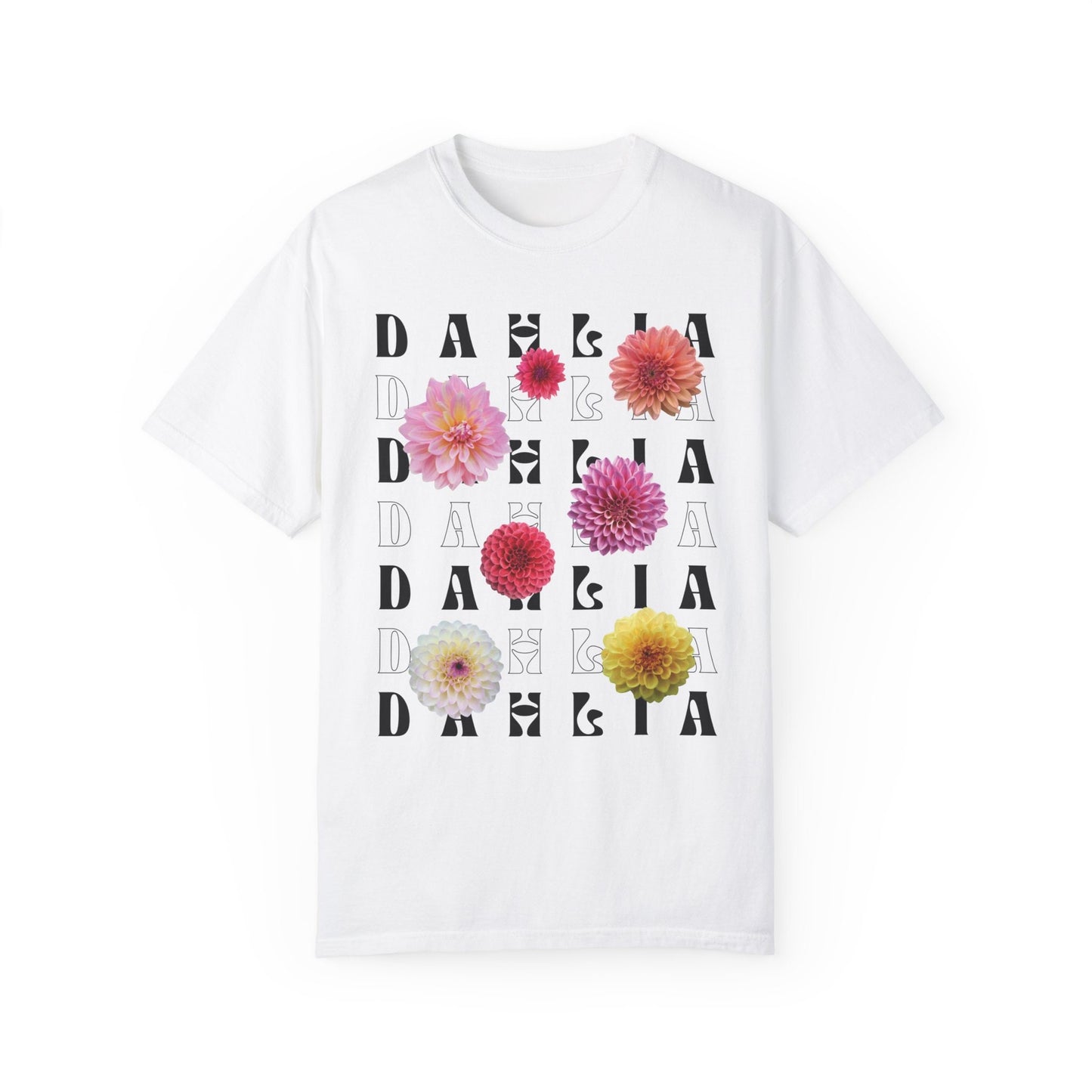 Dahlia Tshirt Garden Shirt, Dahlia Gifts Flower Gardener, Flower Farmer Wild Flower Shirt Forestcore Granola Girl Downtown Girl Preppy Stuff