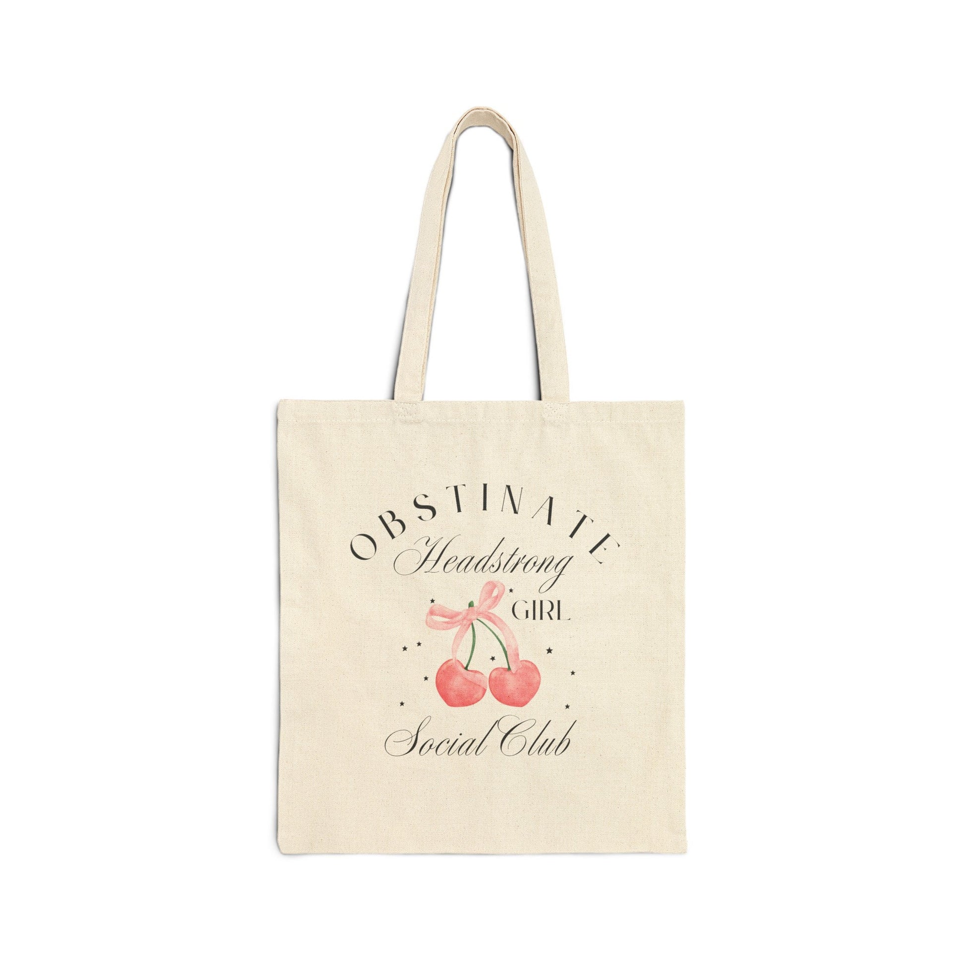 Obstinate Headstrong Girl Social Club Tote Bag, Jane Austen Gifts, Pride and Prejudice Literary Gifts ,Library Bag, Bookish Things