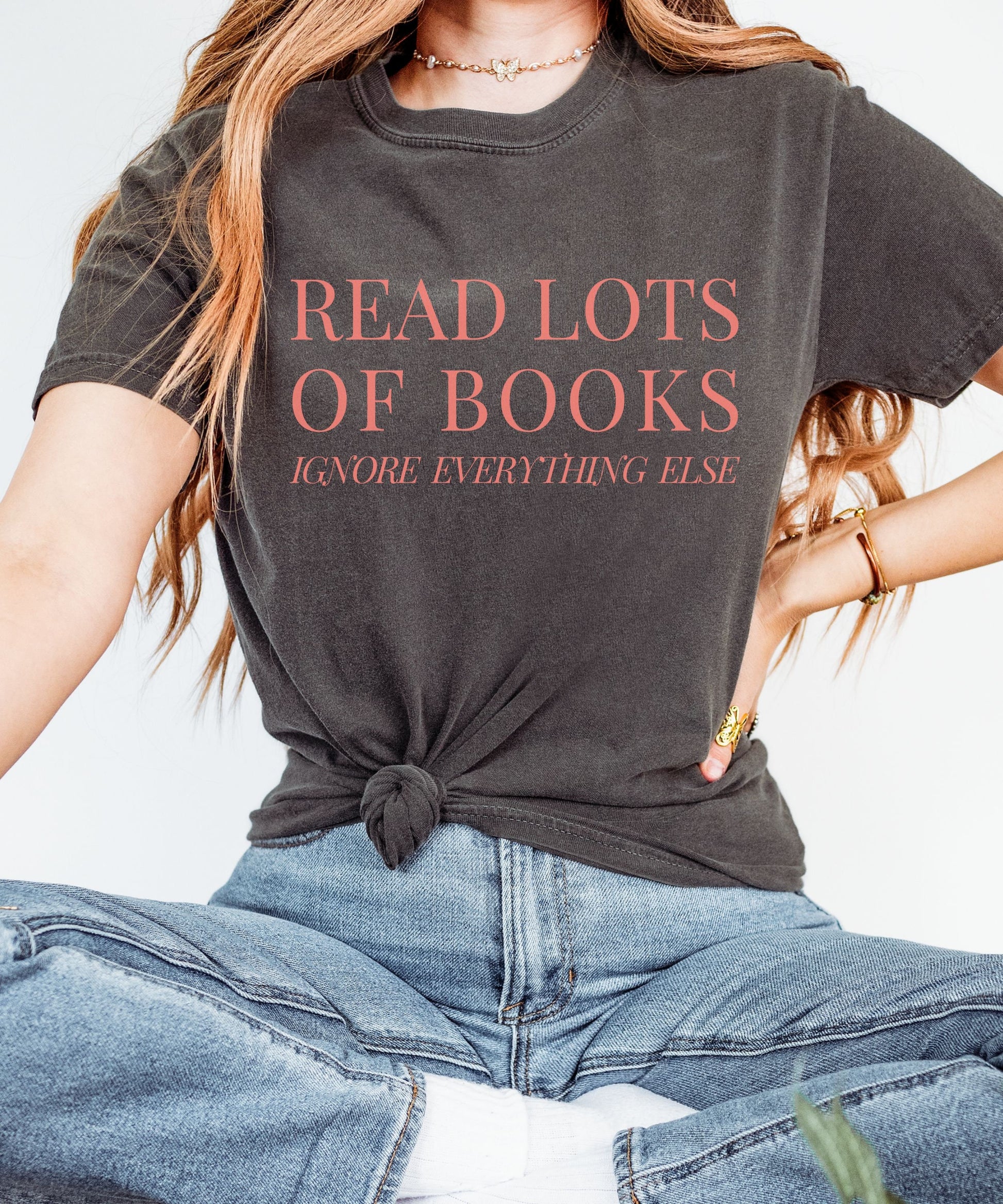 Read Lots Of Books Shirt, Born To Read, Romantasy TBR Shirt Romance Fantasy Reader, Bookish Love Shirt, Booklover Gift, Booktok Merch