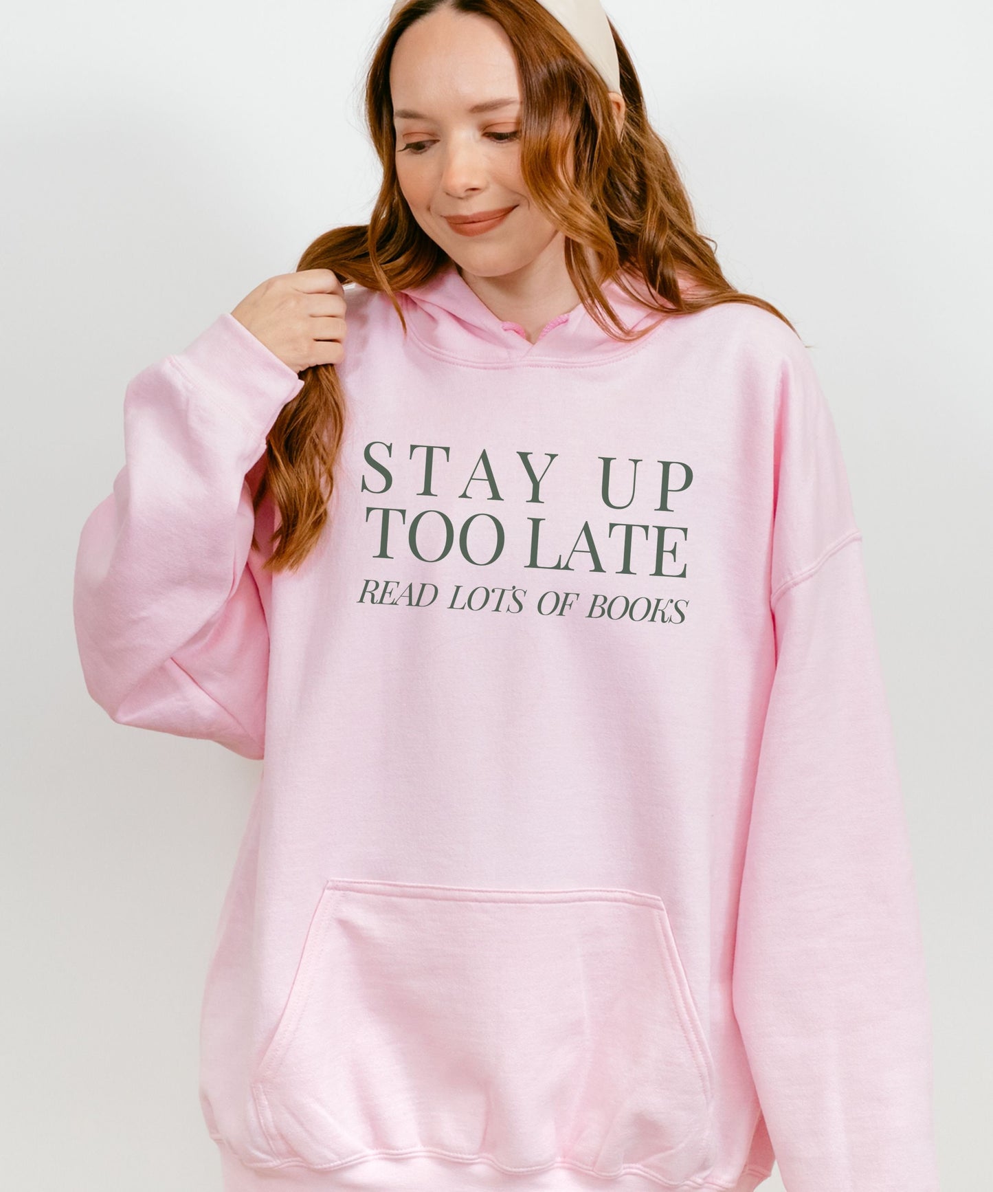 Stay Up Too Late Read Lots Of Books Hoodie, Born To Read, Romantasy Sweatshirt, TBR Spicy Books Fantasy Reader, Booklover Reading Hoodie