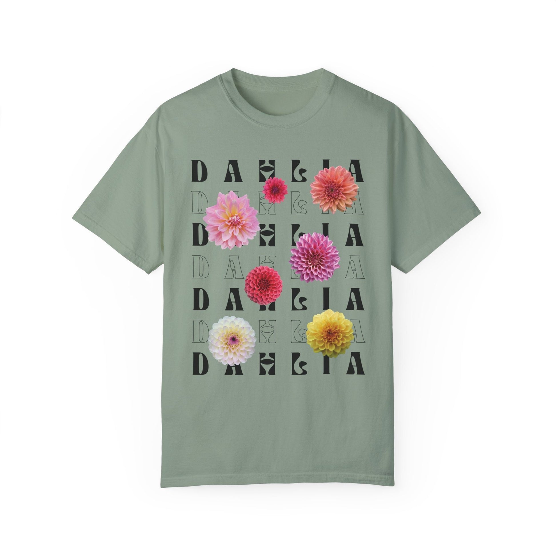 Dahlia Tshirt Garden Shirt, Dahlia Gifts Flower Gardener, Flower Farmer Wild Flower Shirt Forestcore Granola Girl Downtown Girl Preppy Stuff