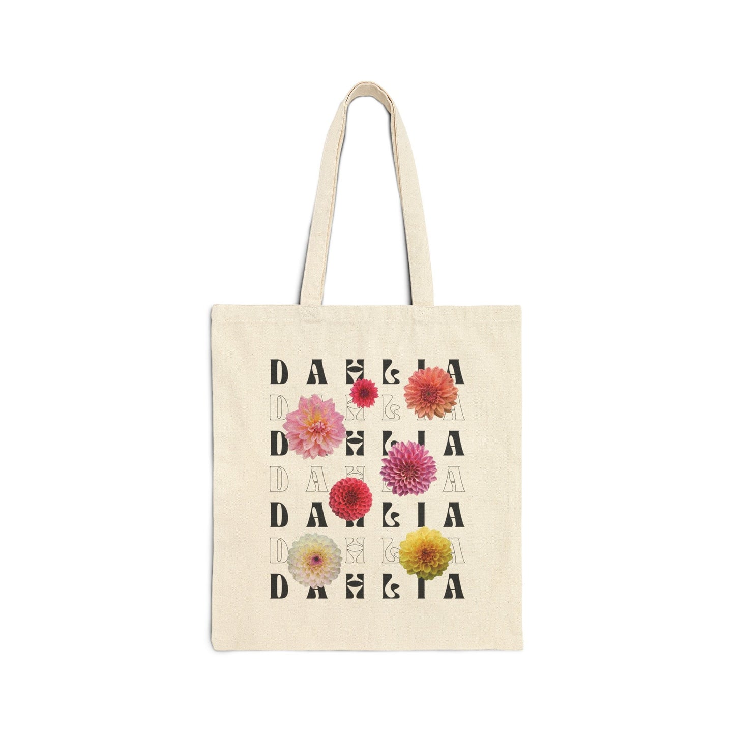 Dahlia Tote Bag, Dahlias Flower Gardener Market Tote Bag, Dahlia Gifts, Preppy Stuff Cottagecore Tote Bag Floral tote bag Dahlia Lover