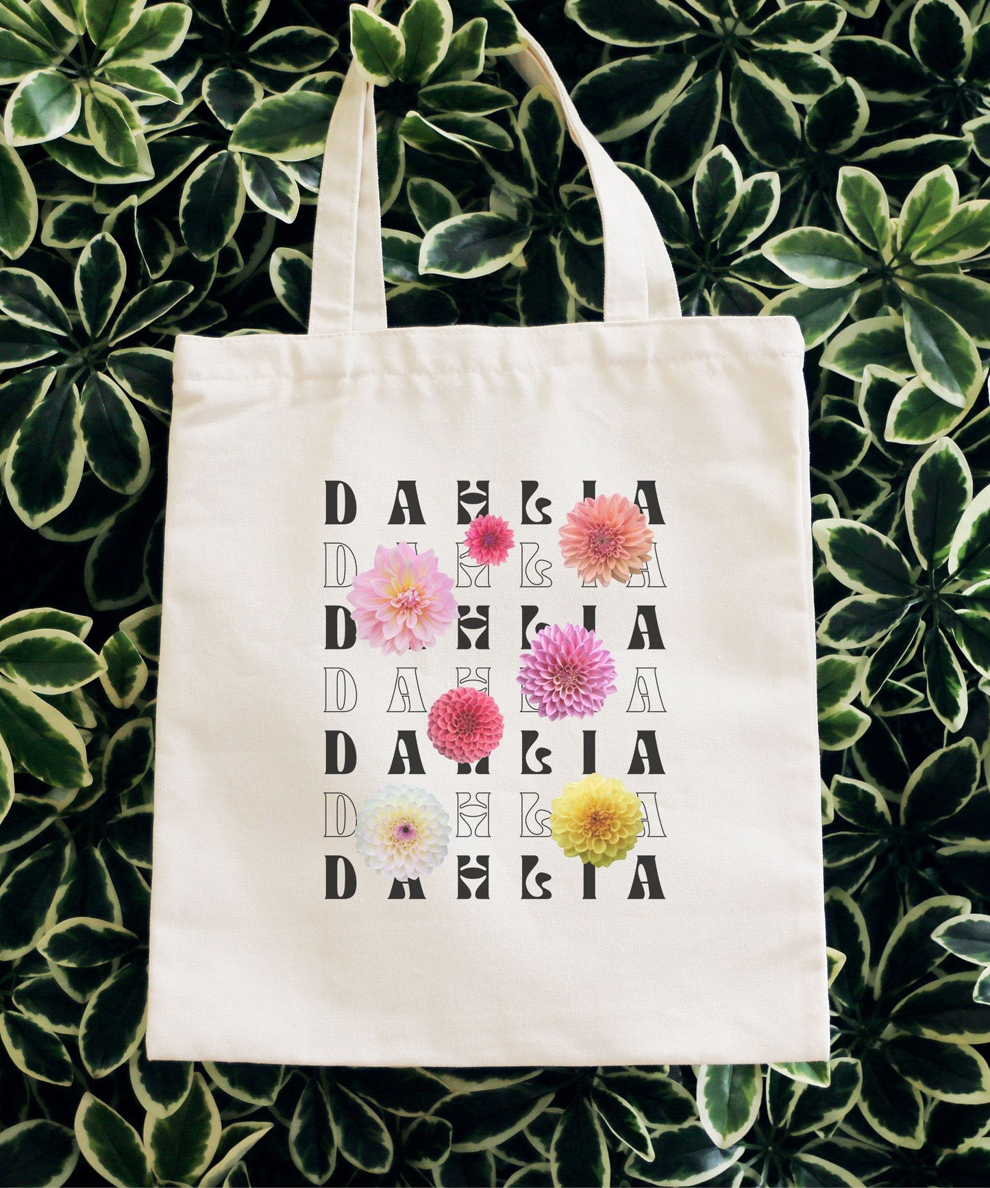 Dahlia Tote Bag, Dahlias Flower Gardener Market Tote Bag, Dahlia Gifts, Preppy Stuff Cottagecore Tote Bag Floral tote bag Dahlia Lover