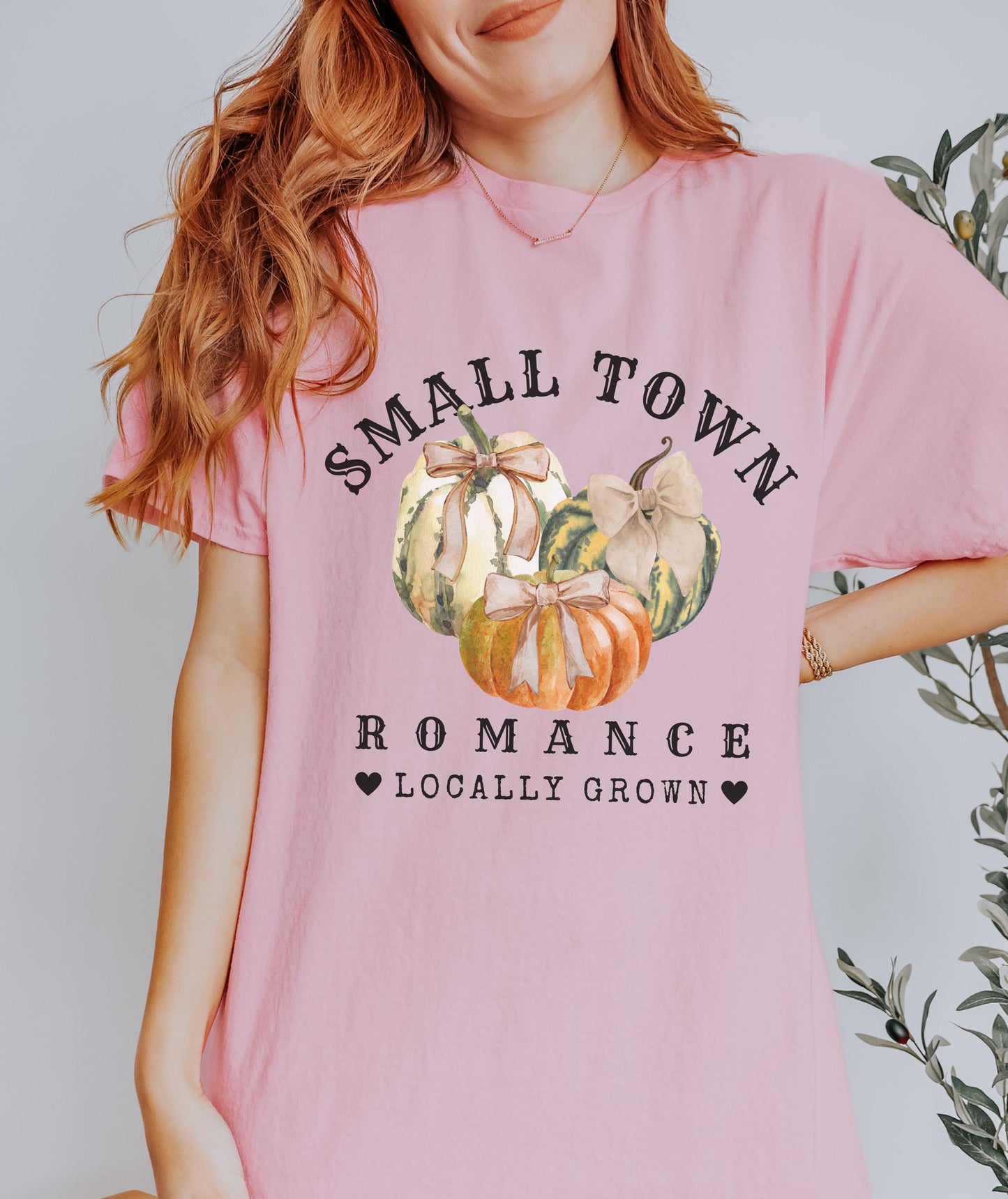 Small Town Romance Pumpkin Patch Shirt, Fall Coquette Bow Pumpkin Shirt, Cowboy Romance Book Merch, Coquette Cowgirl Shirt, Fall Romance Tee