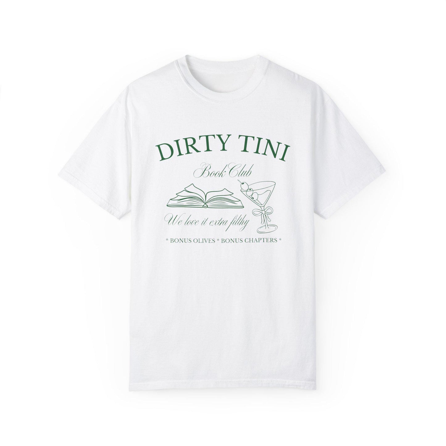 Dirty Tini Book Club Shirt, Dirty Martini Bookish Tshirt Smut Shirt Spicy Books Reader Olive Shirt Dark Romance Reader Gift Romantasy Shirt