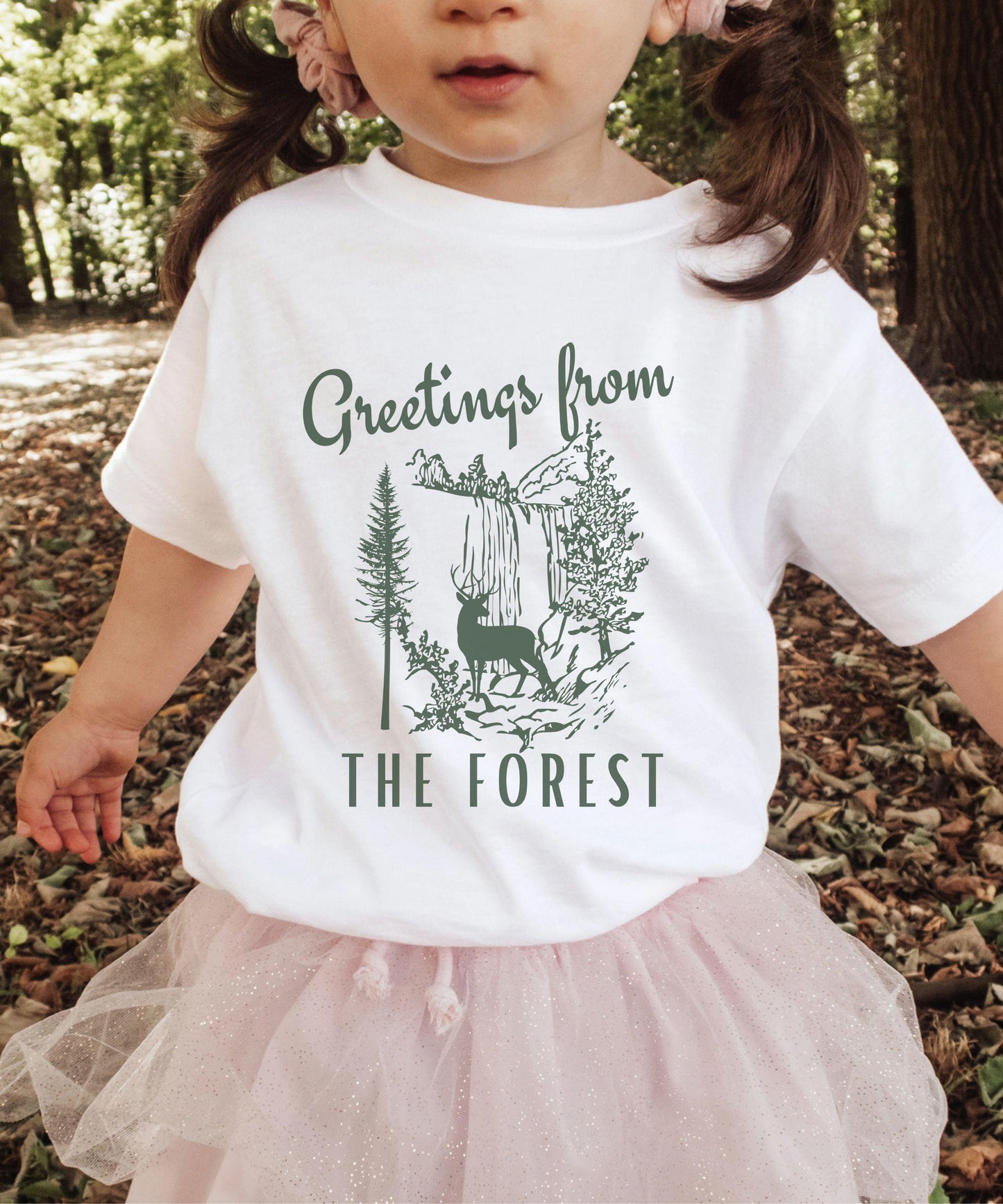 Forest Shirt Kids, Forest Core Gender Neutral Kids Clothes Naturecore Nature Lover Granola Girl Toddler Forest Animal Deer Shirt Fantasycore