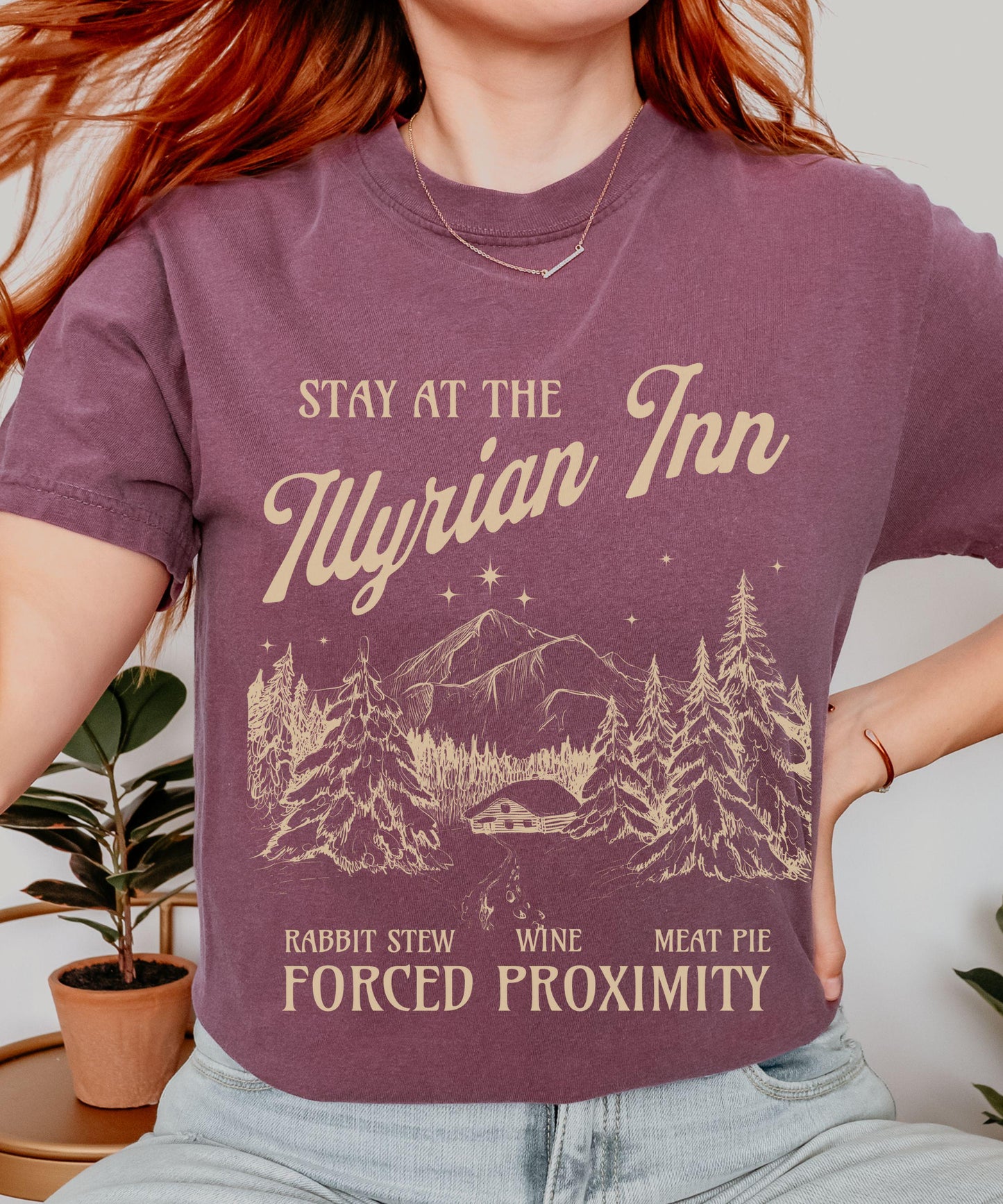 Illyrian Inn Officially Licensed SJM ACOMAF Shirt, ACOTAR TShirt, Rhysand Feyre Sarah J Maas Merch, Velaris Tee Bookish Tee Book Trope Shirt